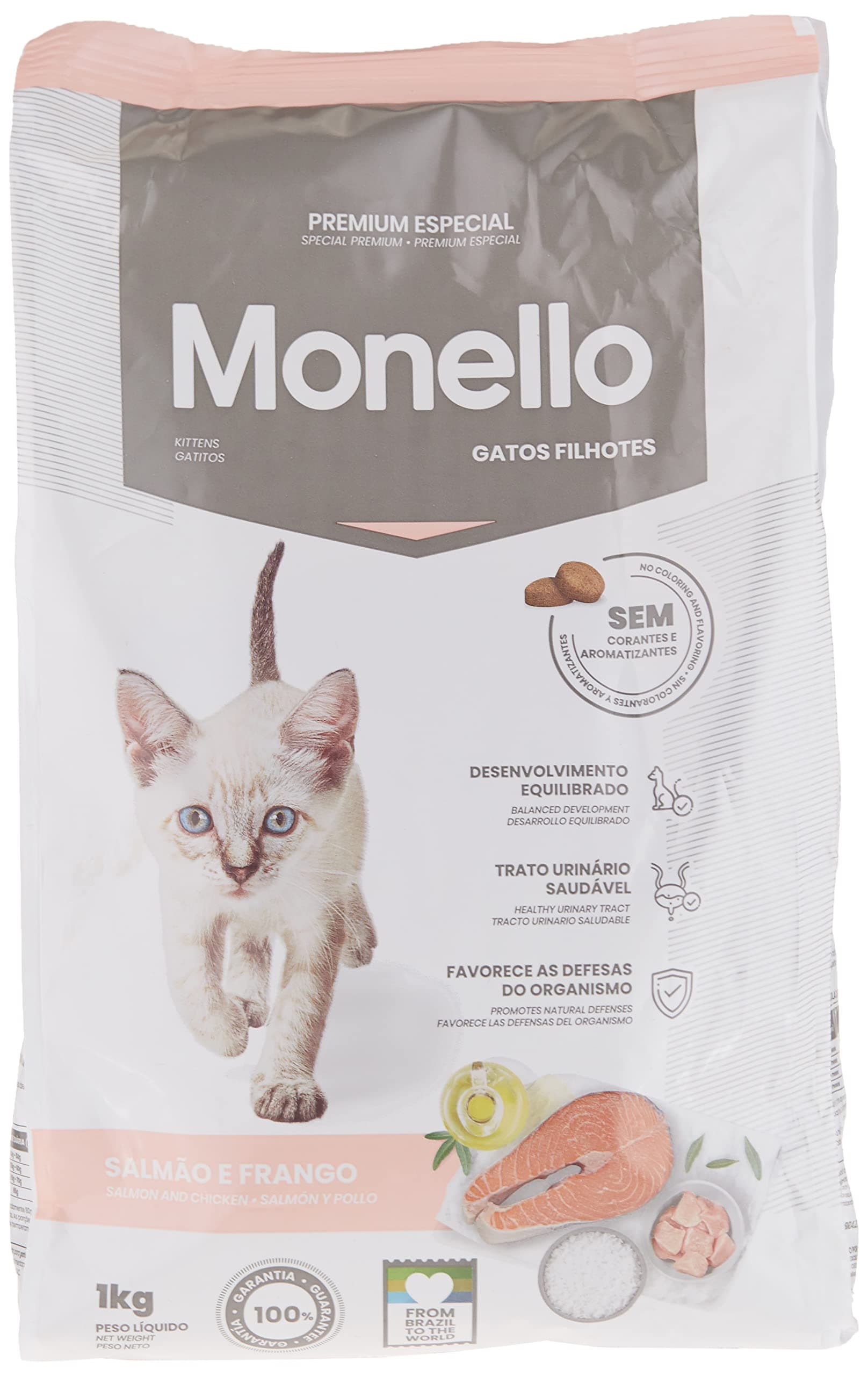 Cat Kitten Dry Food 1Kg, Multicolour