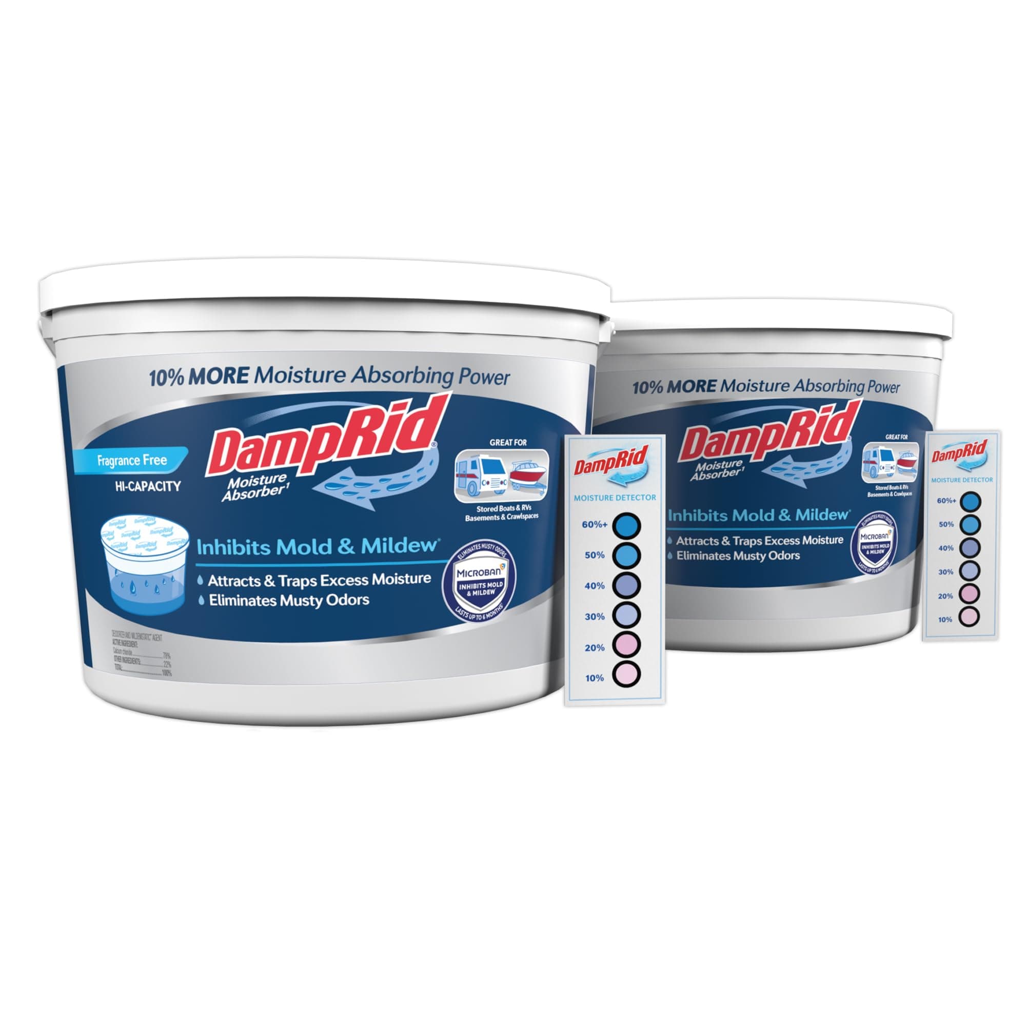 DampRid Large Capacity Moisture Wicking Bucket Unscented 2 lb, 16.5 oz, FG50FFESB