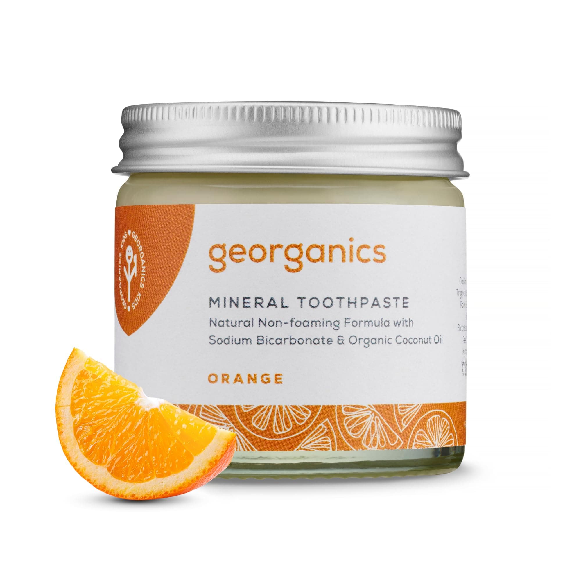 georganics Georganics Tooth Spruce 60mL, Toothpaste (Orange)