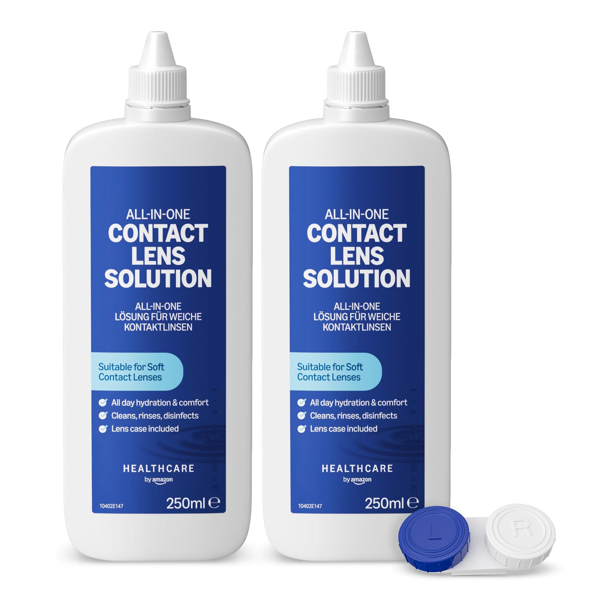 Healthcare by Amazon All-In-One Contact Lens Solution 2 x 250 ml (Previously a Amazon Basic Care brand, same product)