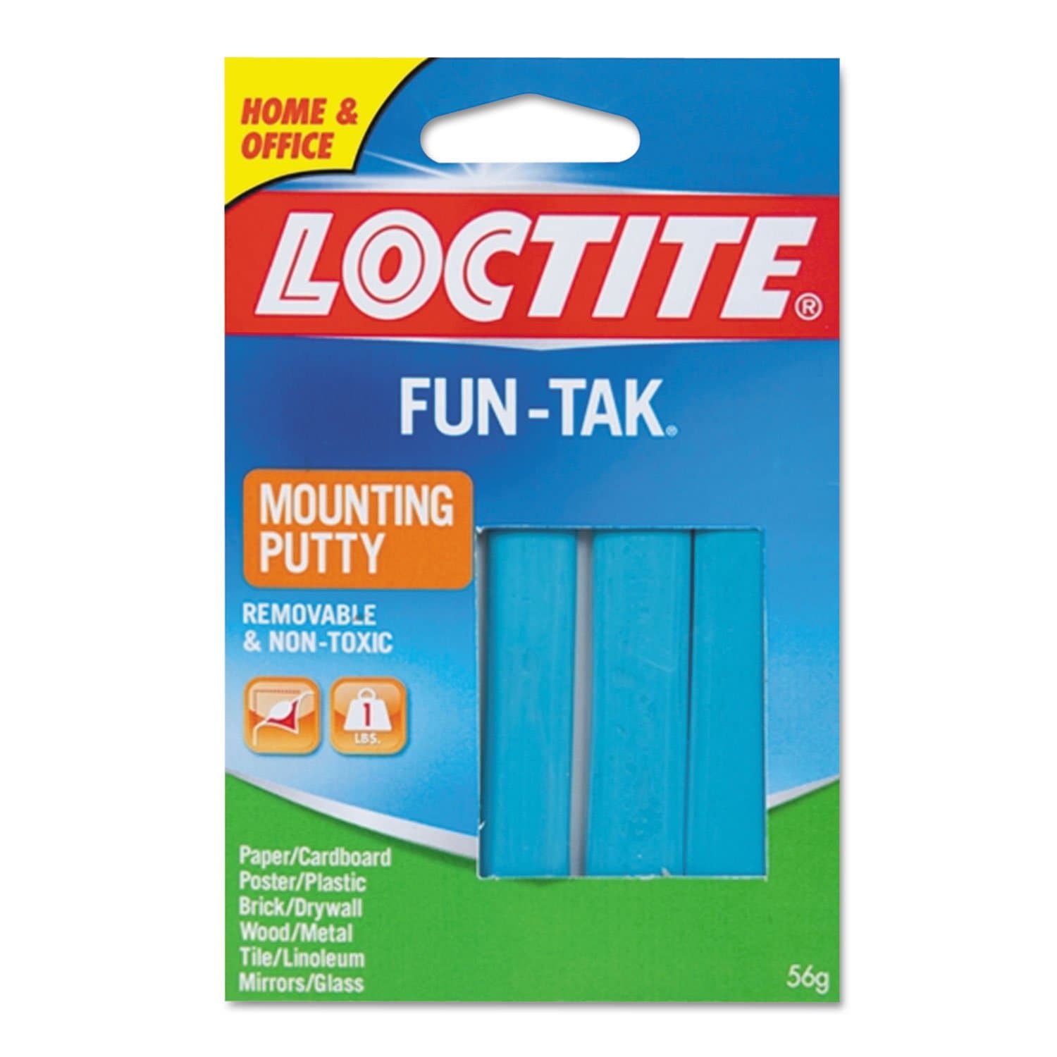 1270884 Fun-Tak Mounting Putty, 2 oz, Blue