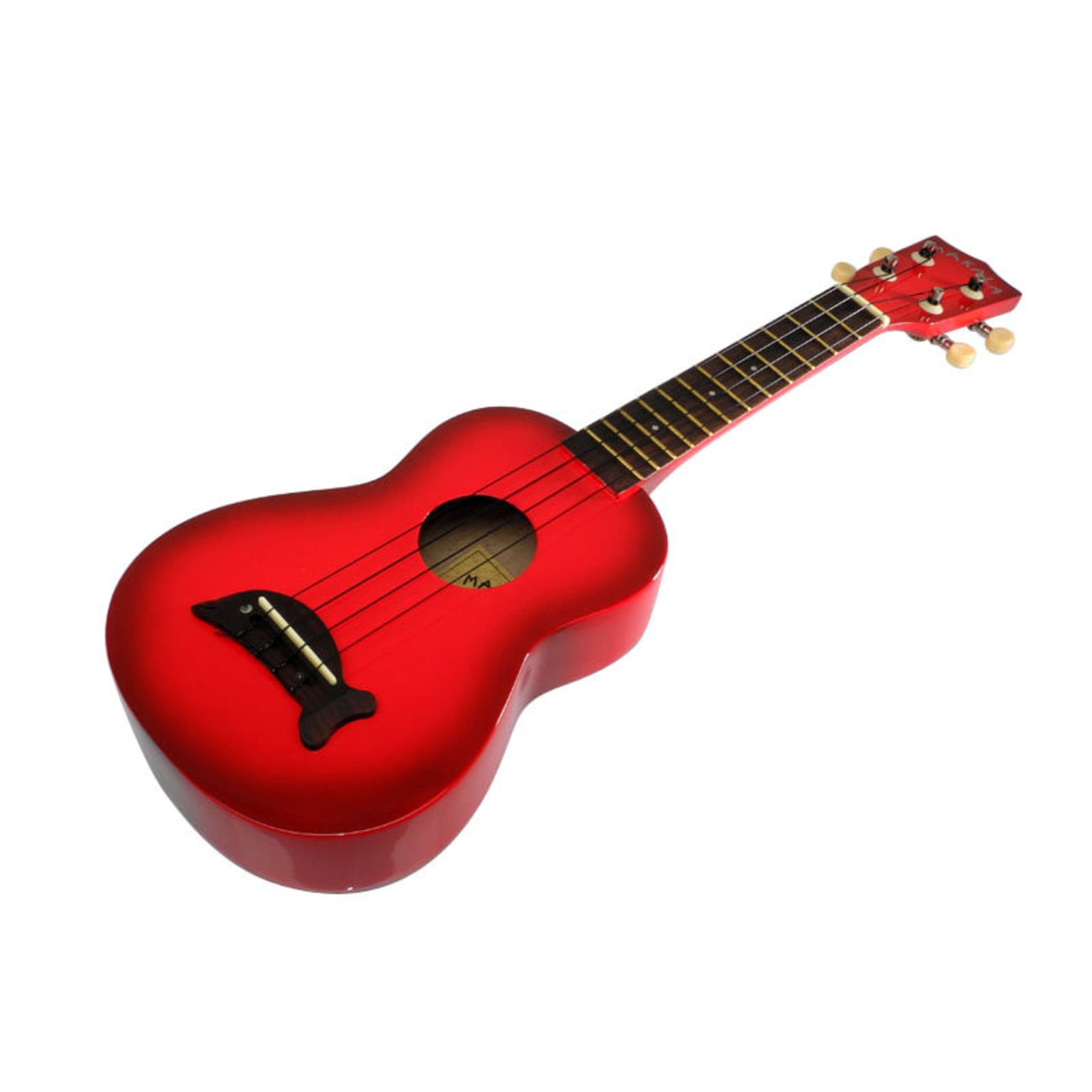 Makala Dolphin Red Burst Gloss Soprano Ukulele