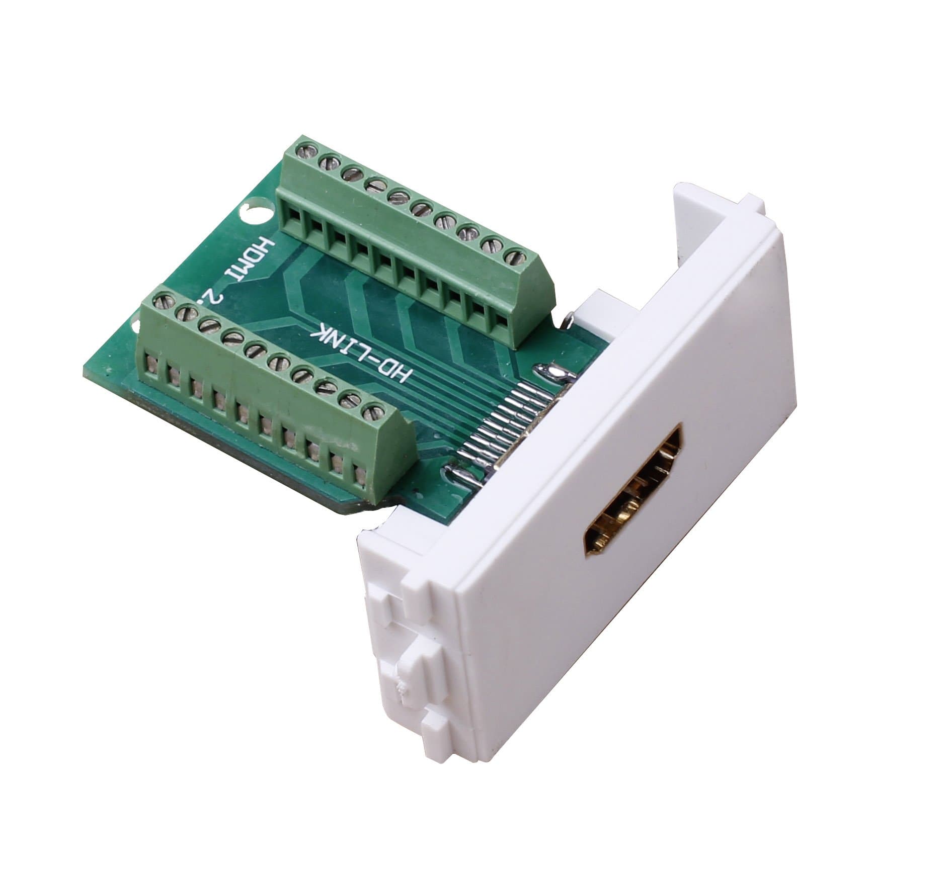 UniquersPanel Mount HDMI Socket to Terminal Block Breakout