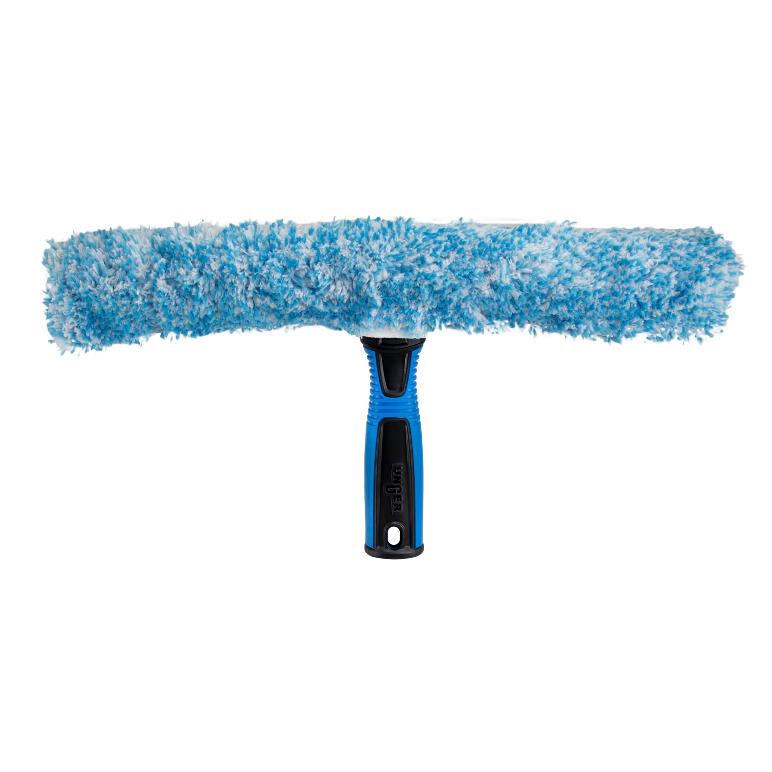 Unger 14” Professional Grade Microfiber Glass Window Cleaner - Window Washing Scrubber, Squeegee for Residential or Commercial Use