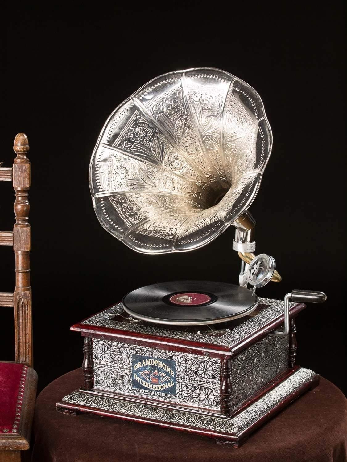Gramophone Player Original Gramophone Record working gramophone 2 Old Song Record 25 needle free