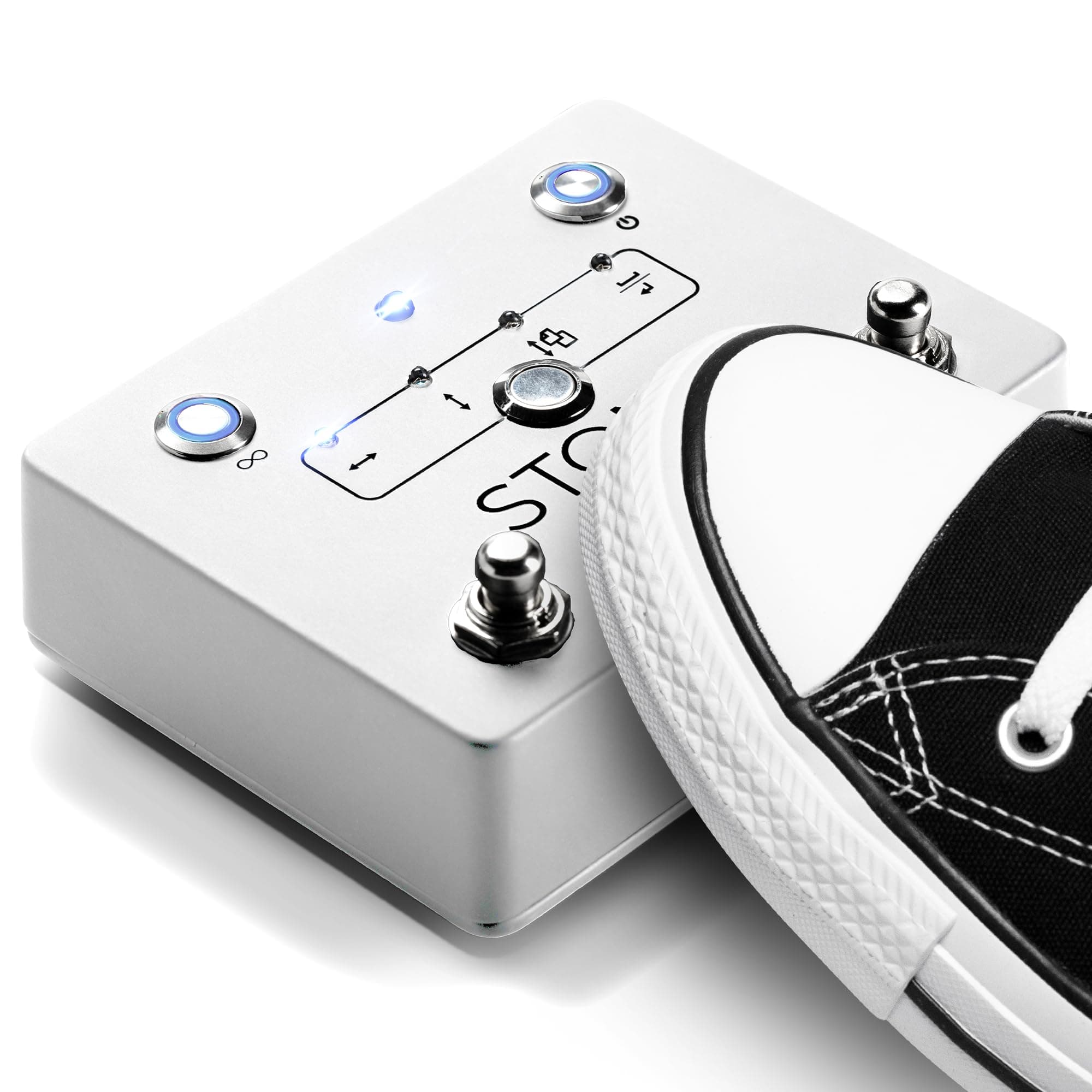 STOMP Bluetooth Page Turner & App Controller - Foot Switch Pedal Compatible with Bluetooth 4.0 Ipad, Android, Mac and Windows Devices by (Made in USA)