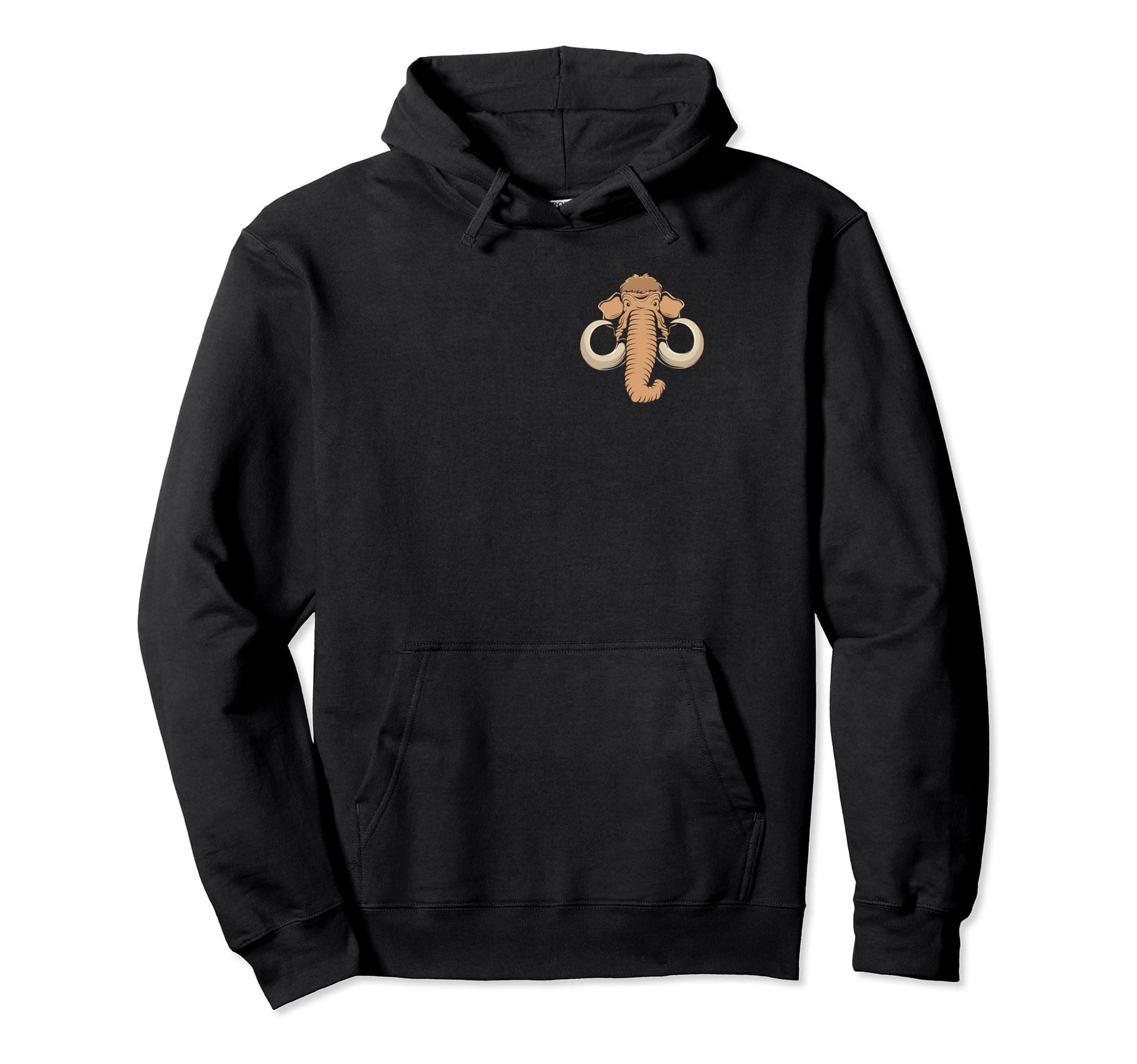 Cute Woolly Mammoth Elephant In A Pocket Pullover Hoodie