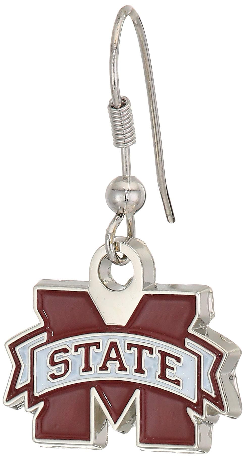 SiskiyouSports NCAA Chrome Dangle Earrings