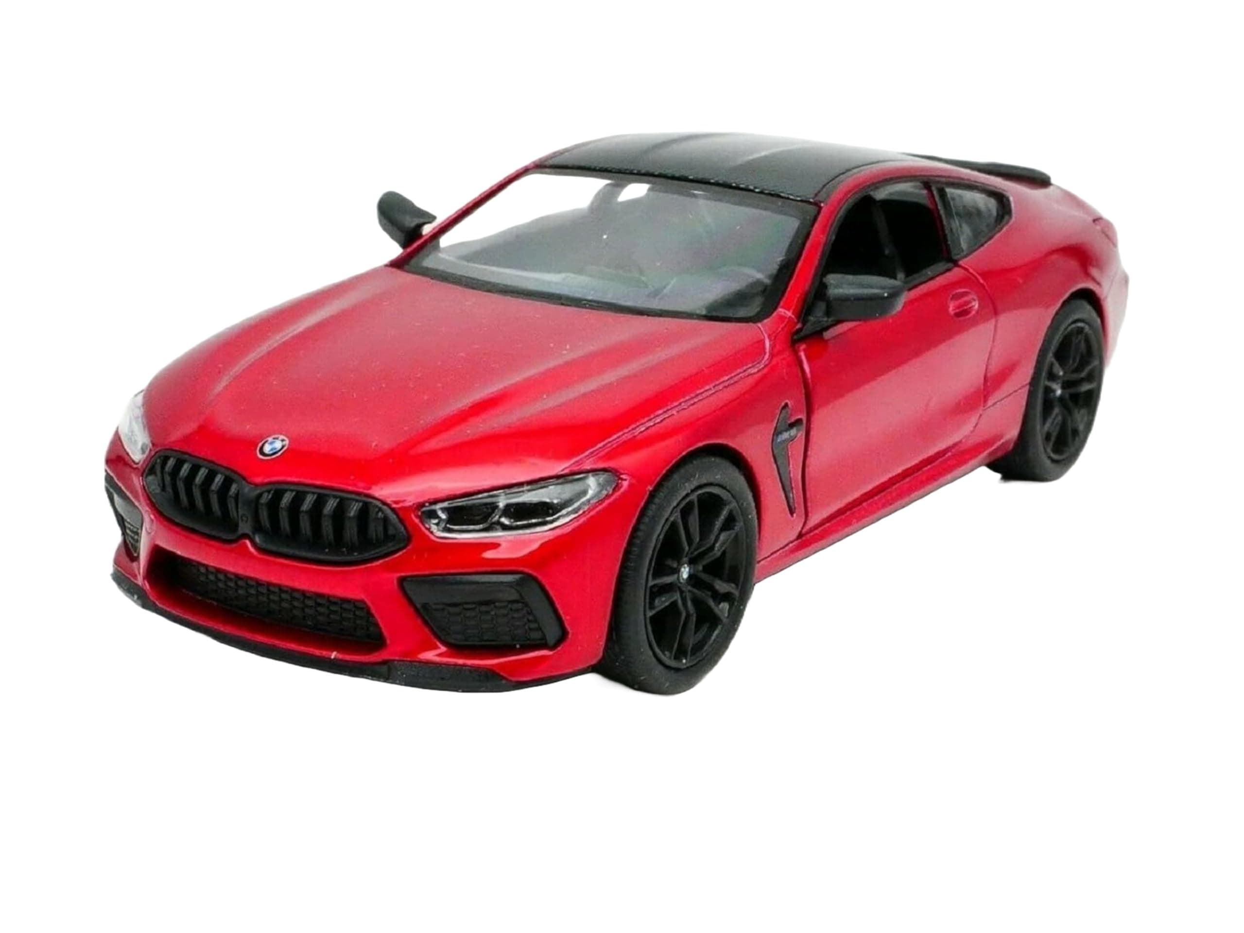 BMW M8 Competition 1:36 Scale 5" Die Cast Metal Model Toy Super Car w/Pullback Action (Red)