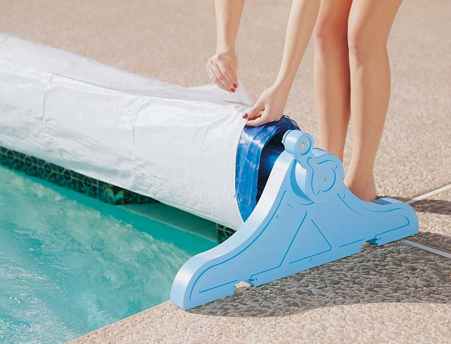 Horizon Poly Tarp Swimming Pool Solar Blanket Protective Cover - 24 Feet Wide