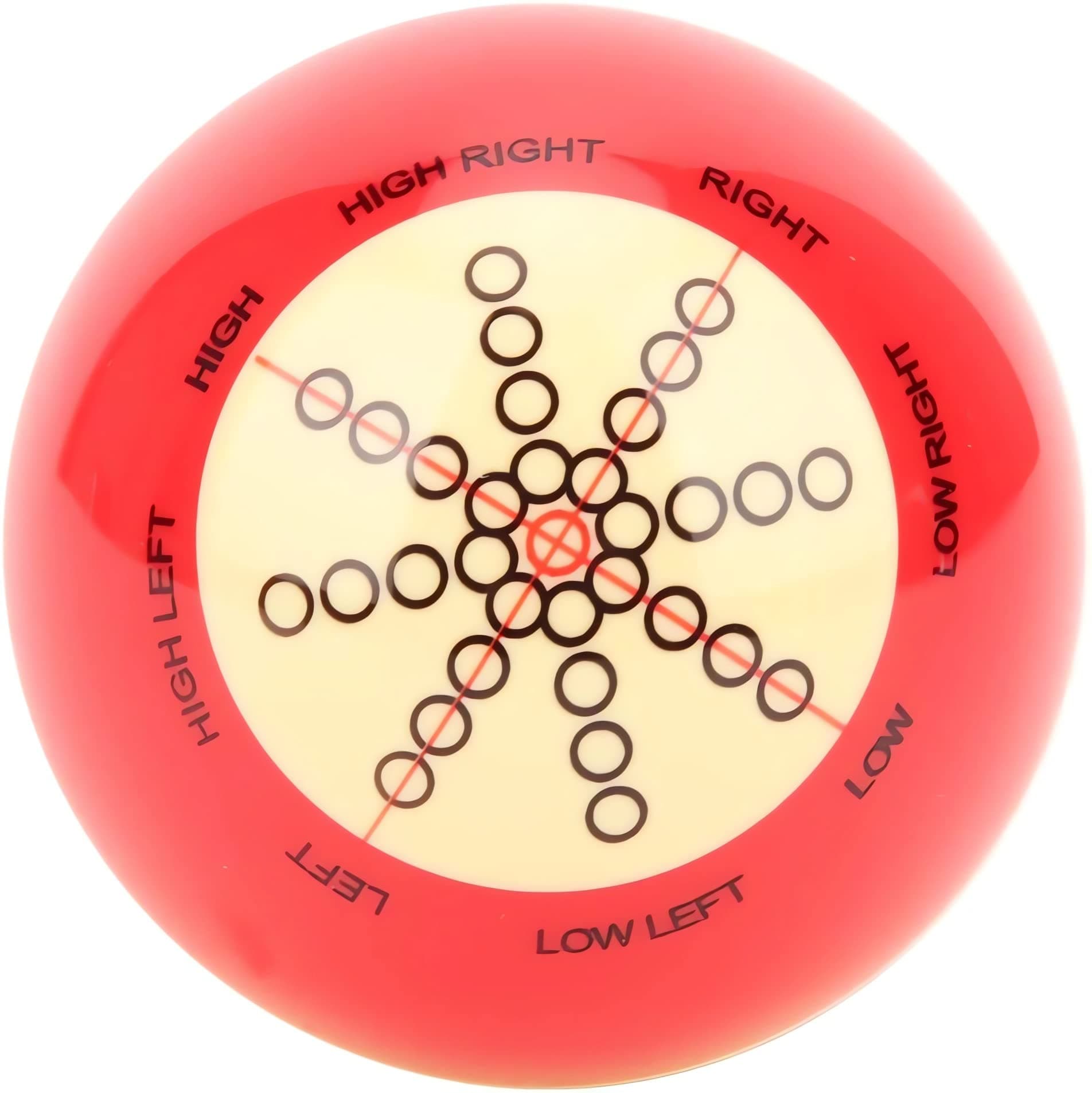 Billiards Cue Ball, Standard Table Training Pool Ball - 57.2mm/2.3in Diameter