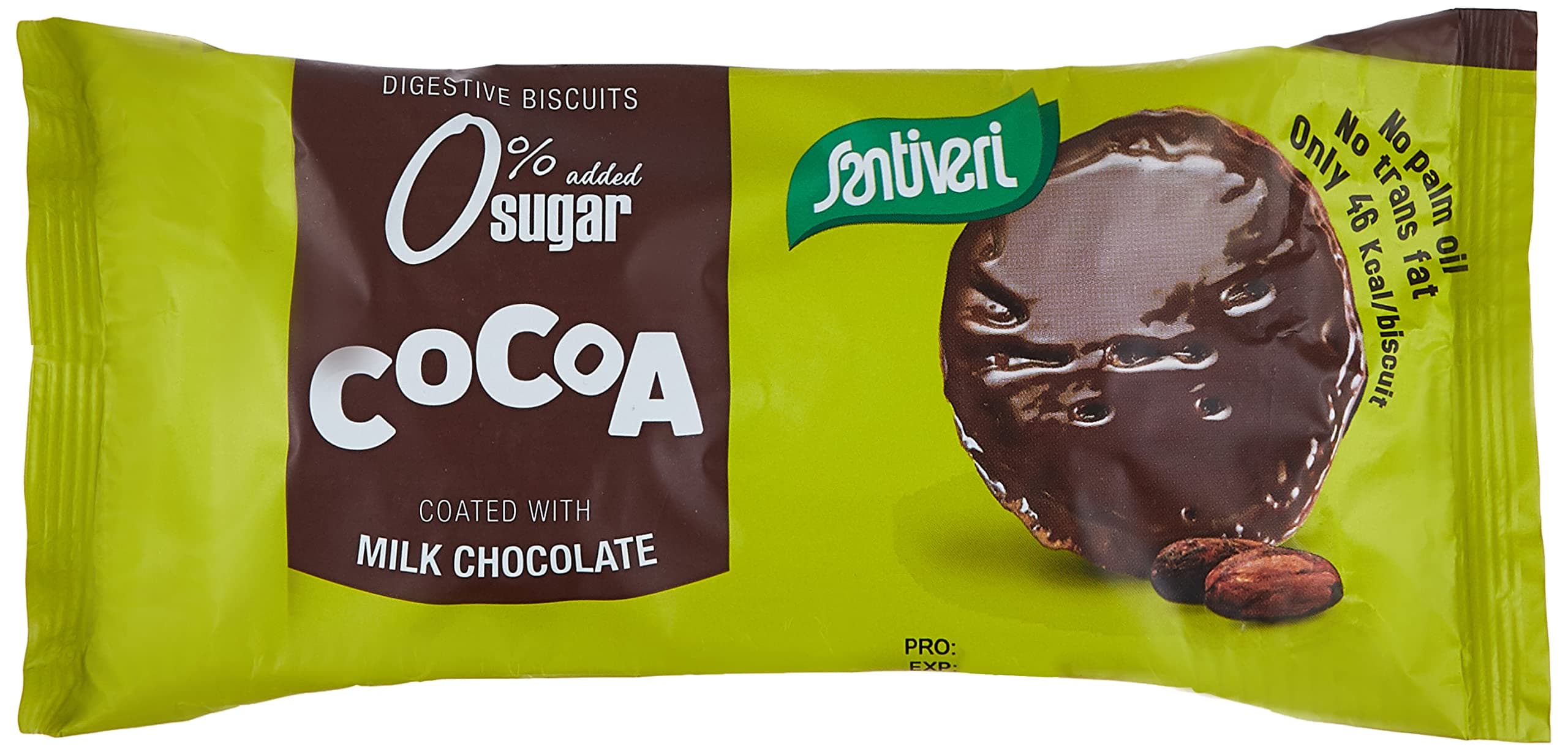 SANTIVERI Digestive Biscuits Cocoa And Milk Choc, 85 gm