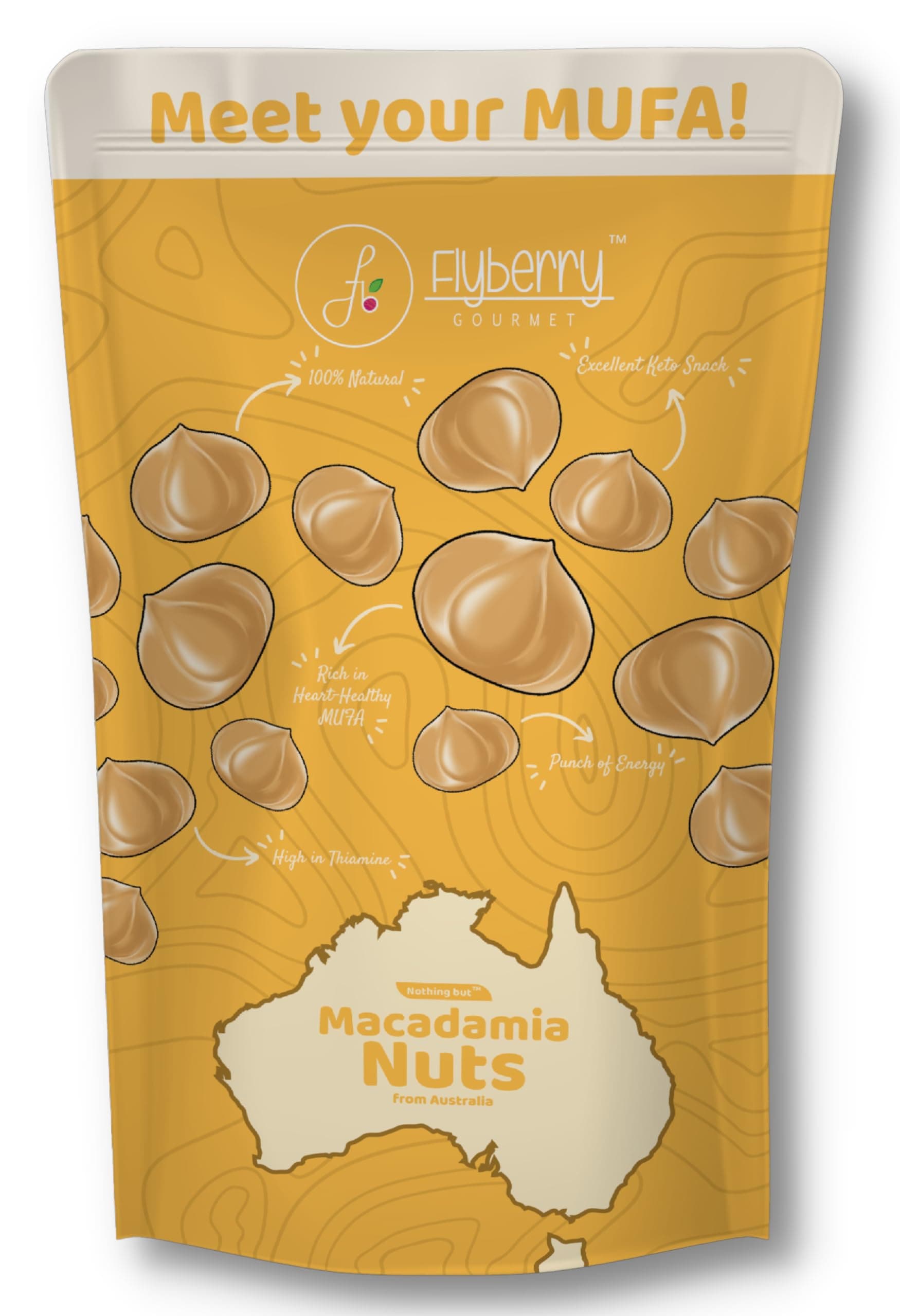 Gourmet Macadamia Nuts 100g | Imported From Australia| Boosts Immunity and Improves Stamina | Rich in Vitamins, Minerals, Fiber, Antioxidants and Healthy fats