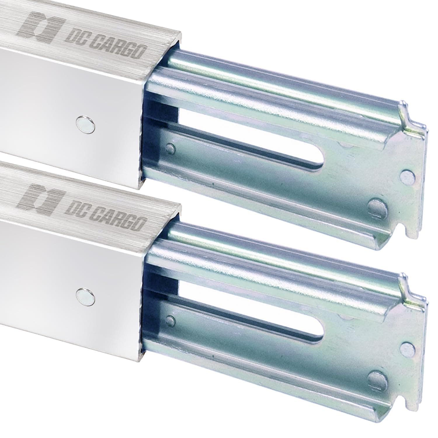 E-Track Shoring Beams 93"-102" Adjustable Truck Cargo Bar (Pack of 2) Unshakable Cargo Load Bars for Trailers & Box Trucks, Break Strength 3000 lb - Versatile Decking & Securement