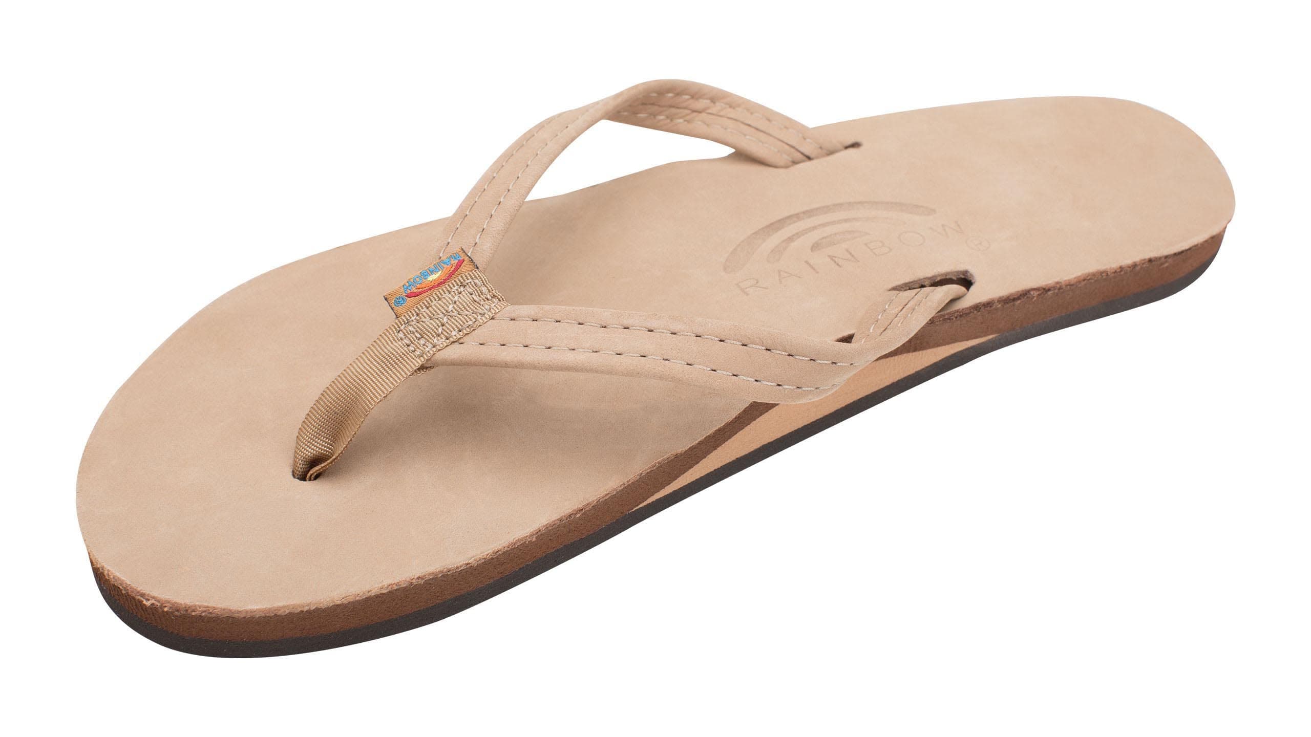 Rainbow Sandals Women's Single Layer Leather Sandal Narrow Strap