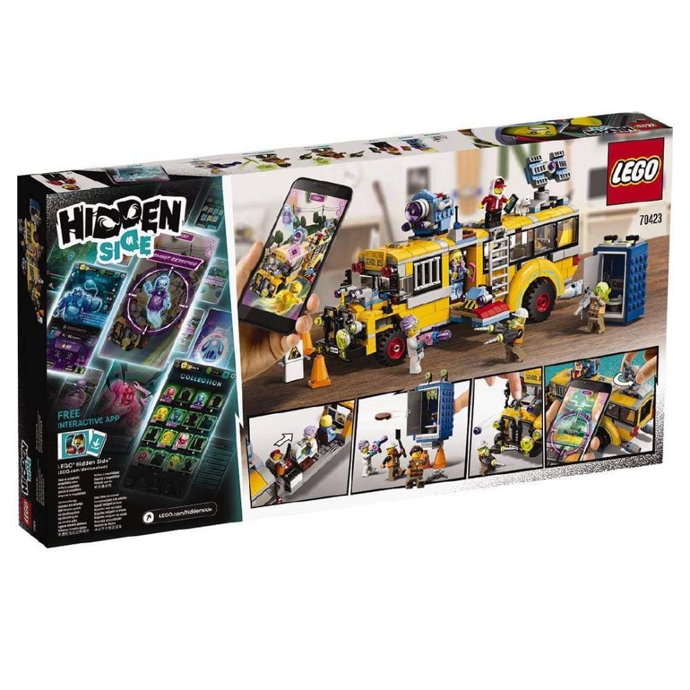 LEGO Hidden Side 70423 – Paranormal Intercept School Bus 3000, Ghost Construction Toys (689 parts)