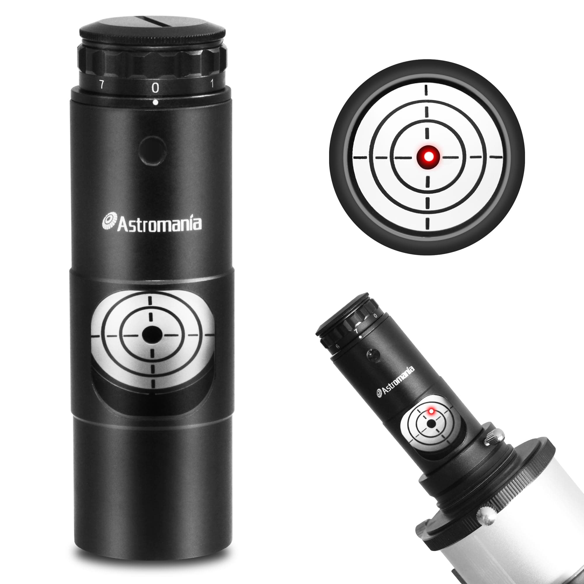 Astromania Alignment 1.25" Next Generation Laser Collimator for Newtonian Telescopes - with This Laser You can collimate Your Newtonian Telescope in just a Few Minutes!
