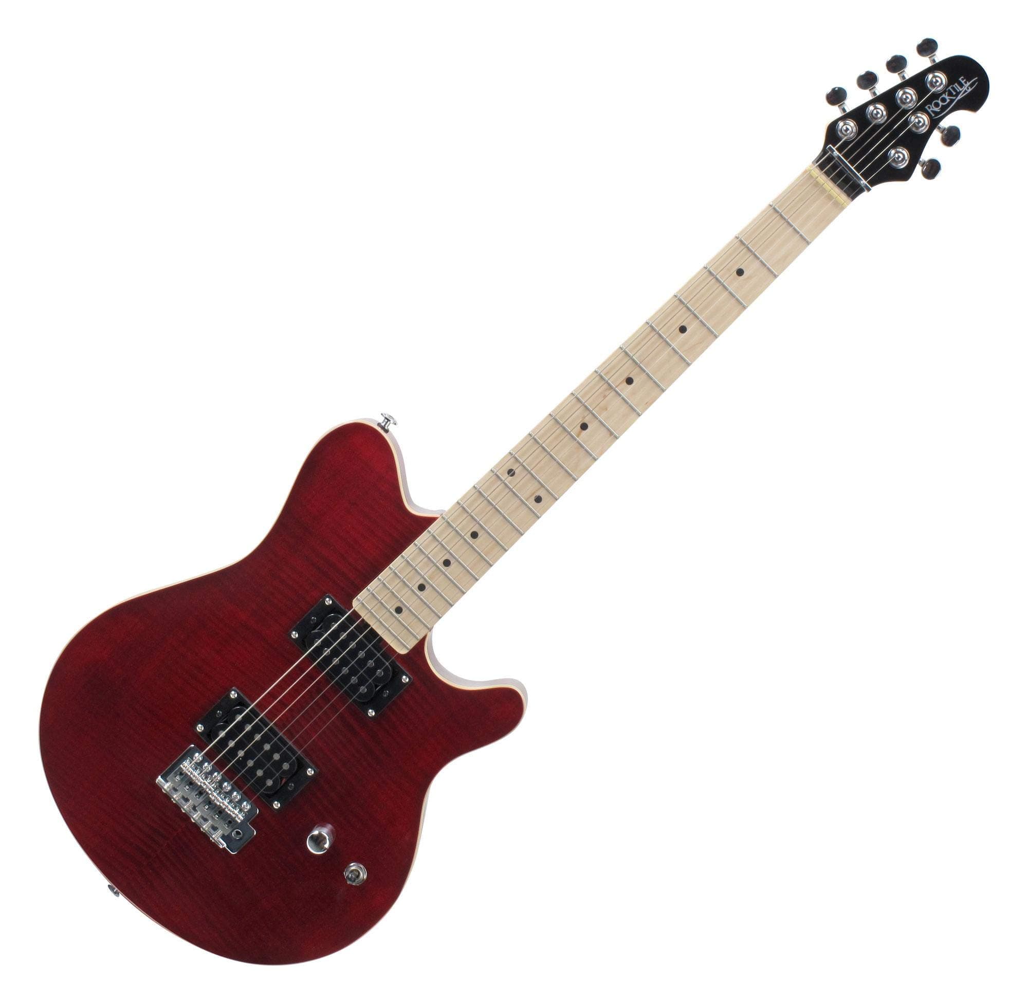 Rocktile Pro MM150-TR Electric Guitar Transparent Red