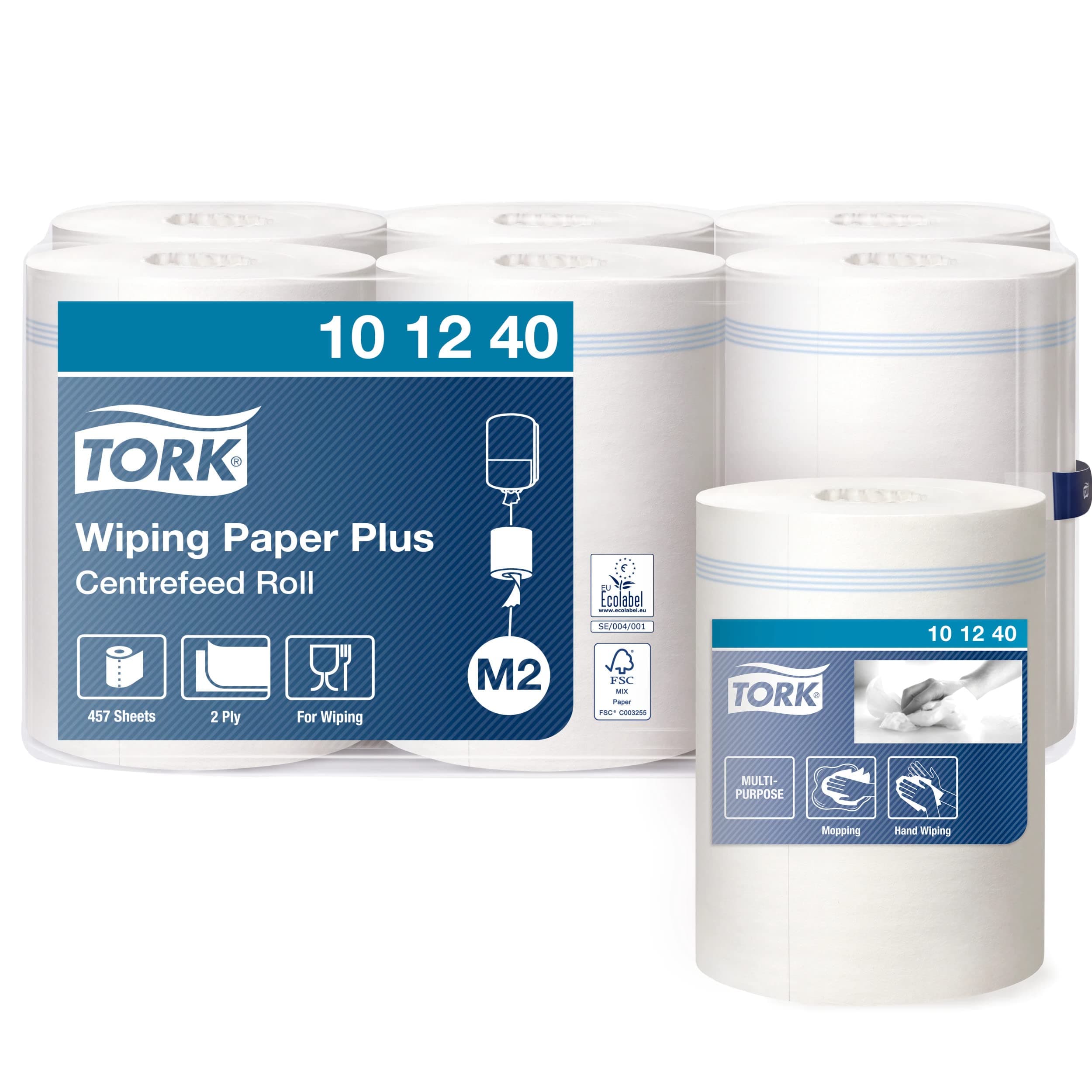 TorkWiping Paper, Pack of 6 Rolls