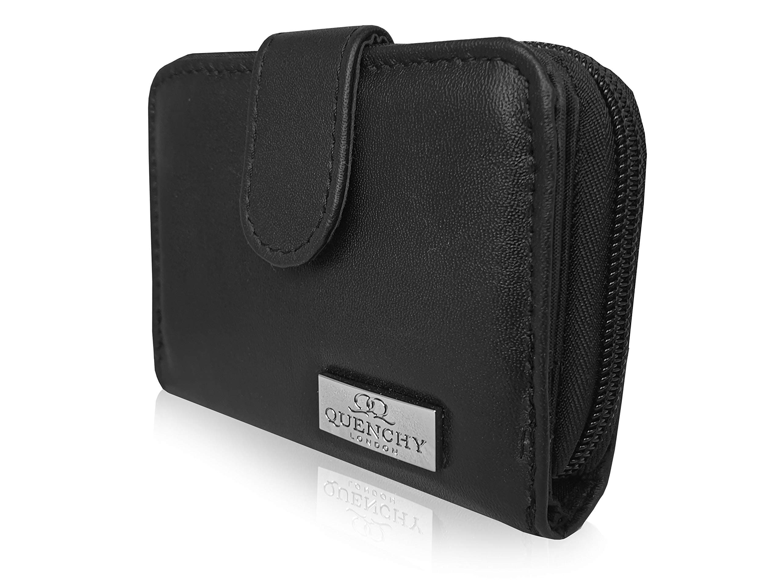 QL220 - Small, 6 Card Slots, 3 Coin Sections, Zipped