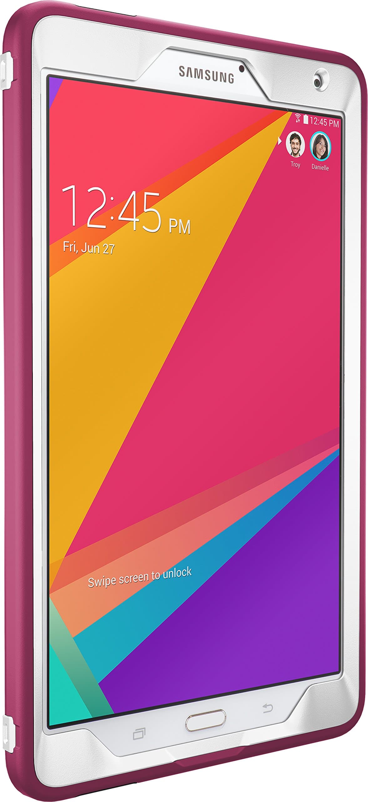 DEFENDER SERIES for 8.4-Inch Samsung Galaxy Tab S White/Peony Pink