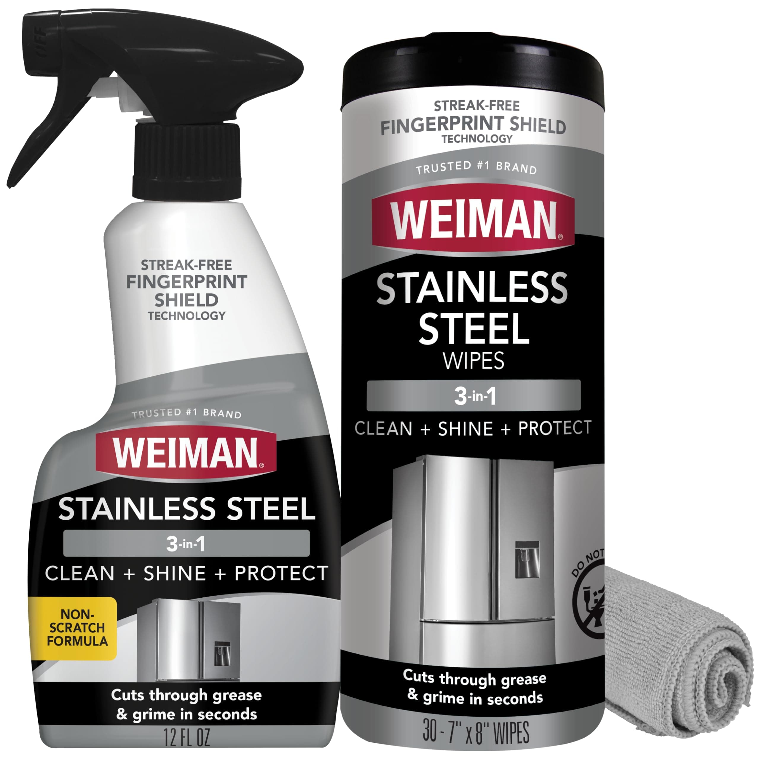Fingerprint Resistant Stainless Steel Cleaner Kit
