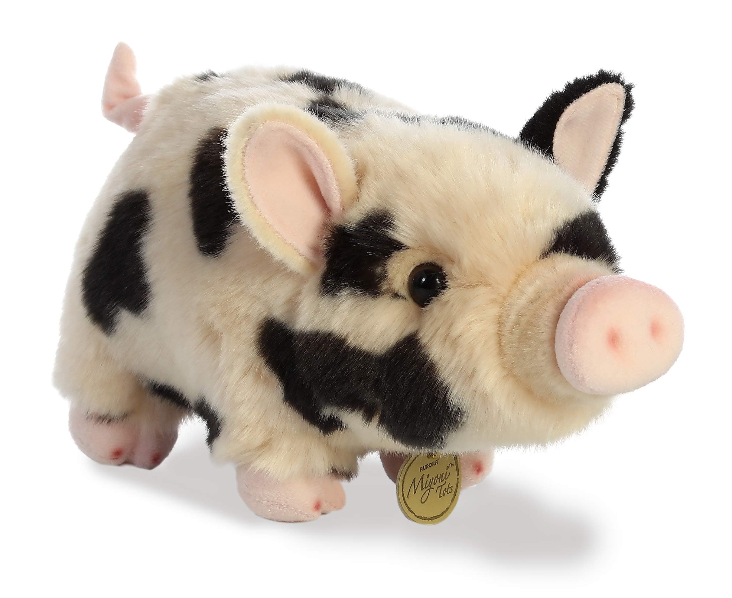 Aurora 11" Pot-Bellied Piglet Spotted, Multicolor
