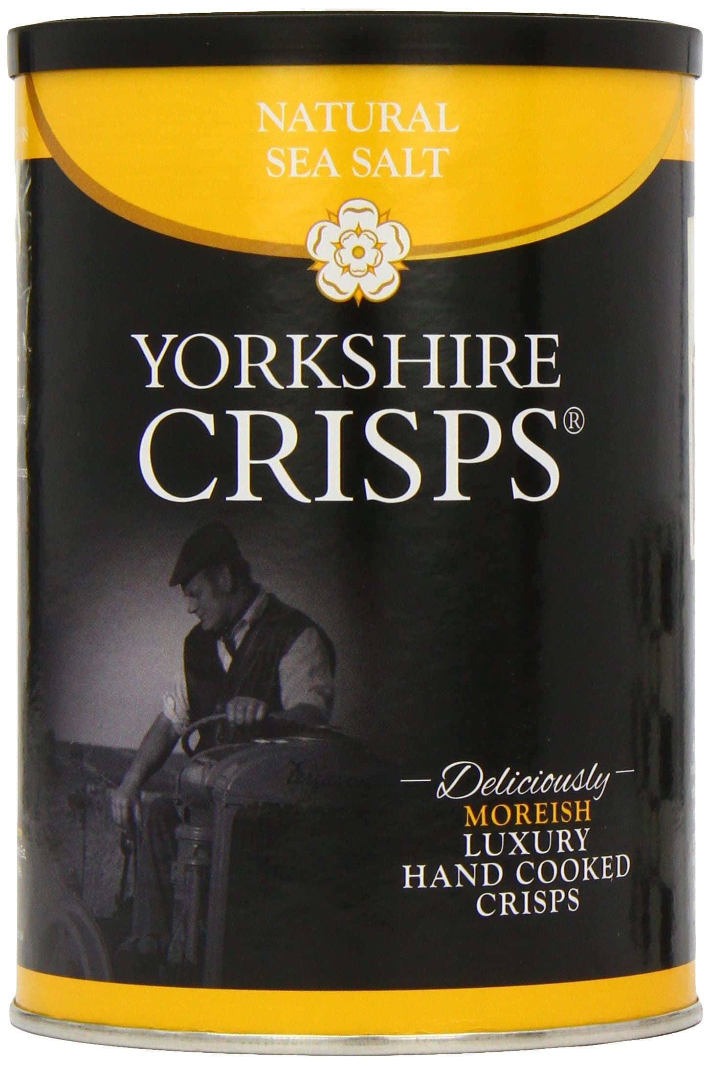 Yorkshire CrispsNatural Sea Salt 100g Drum