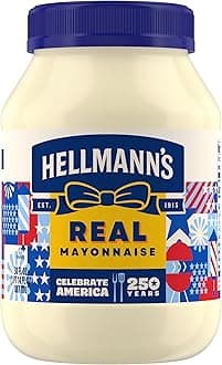 Mayonnaise Real Mayo 1 ct For A Creamy Sandwich Spread or Condiment Rich in Omega-3 ALA, Gluten Free 30 oz