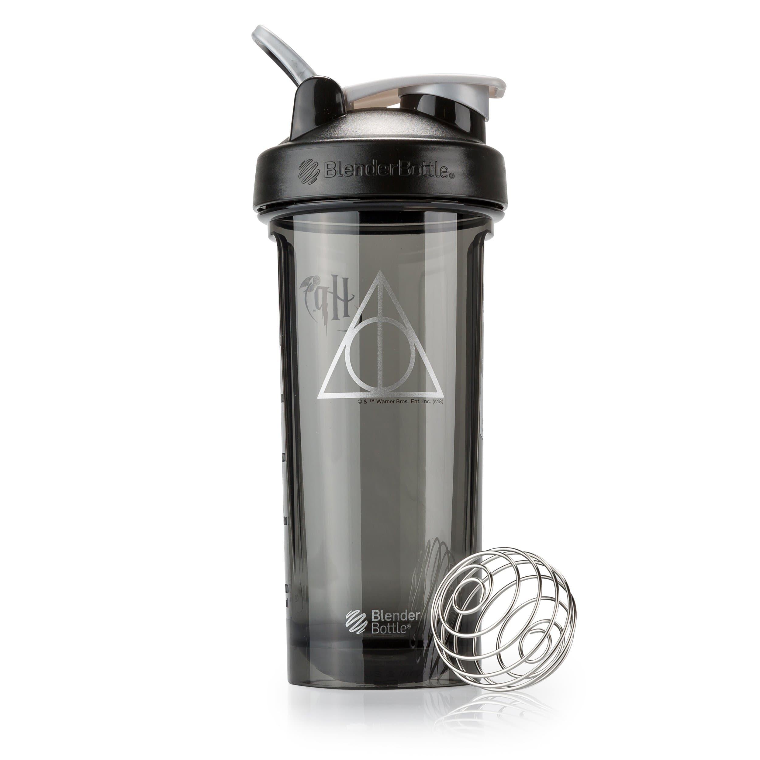 BlenderBottle Harry Potter Shaker Bottle Pro Series Perfect for Protein Shakes and Pre Workout, 28-Ounce, Deathly Hallows