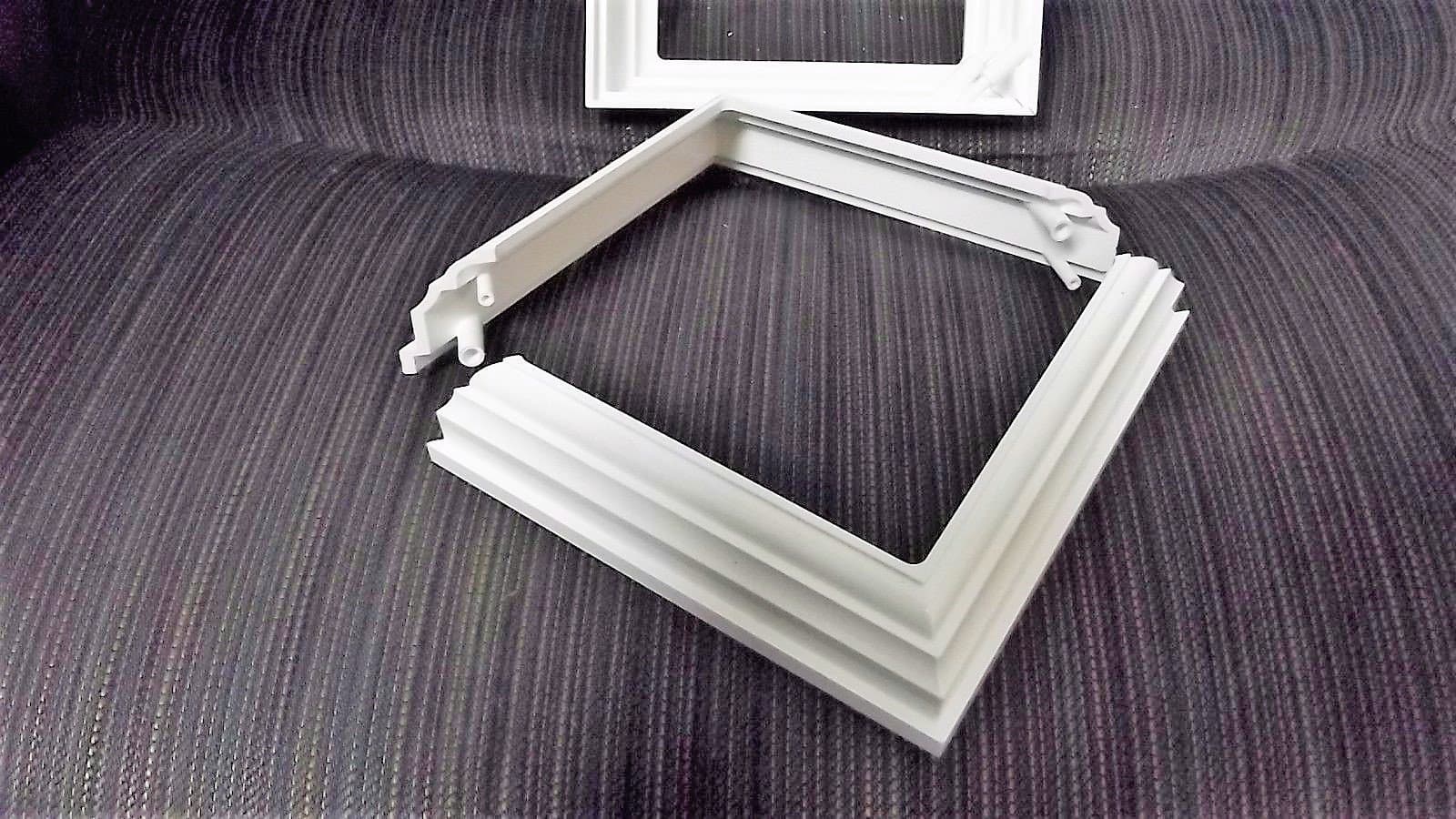 (2-Pack) 2-PIECE BASE/SKIRT/TRIM/COLLAR for 5x5 PVC POST