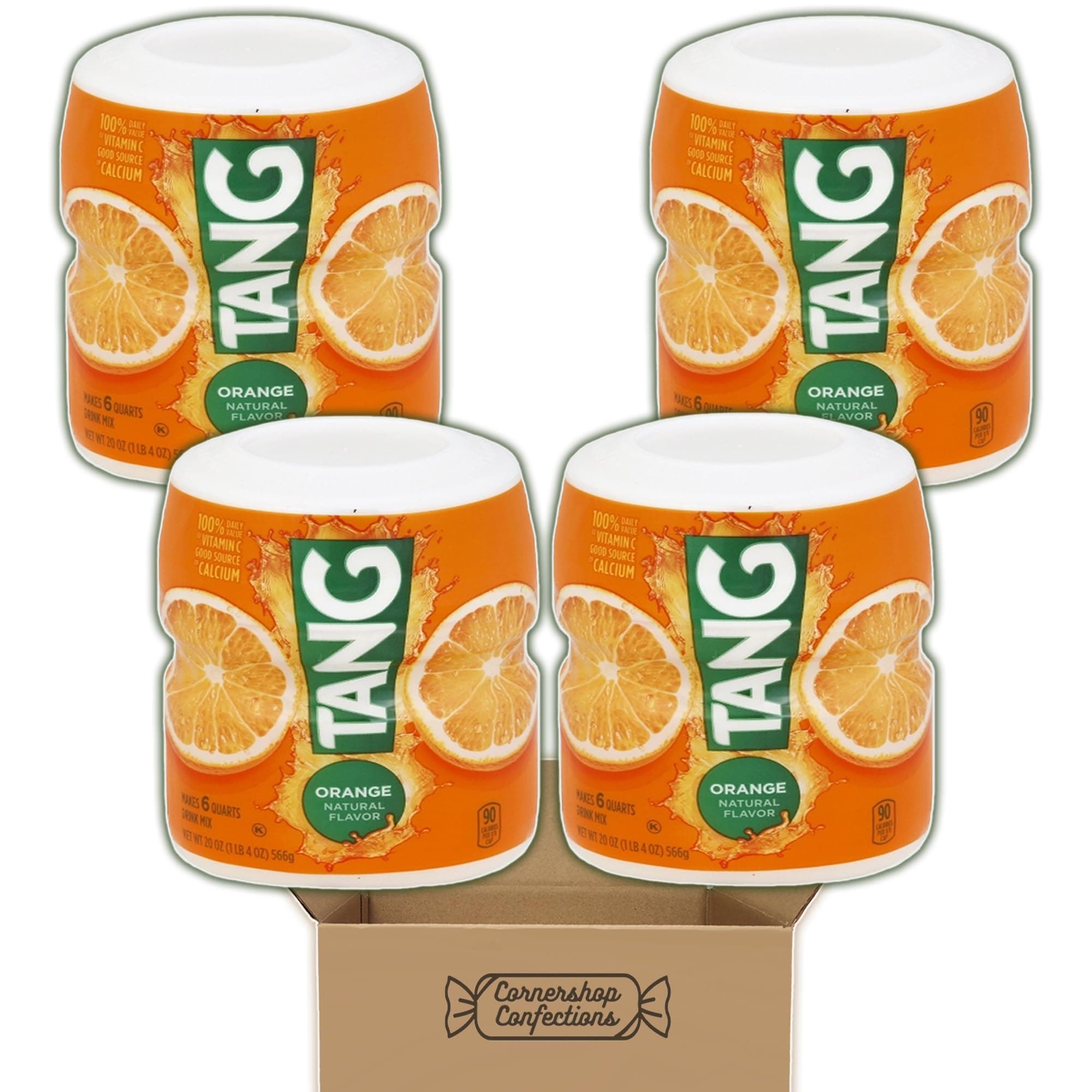 TANG Orange Drink Mix Lover's Bulk Pack with Measuring Spoon Set in Box - 80 ounces total - Makes 60 servings - Great for sporting events, holidays, and summer days!