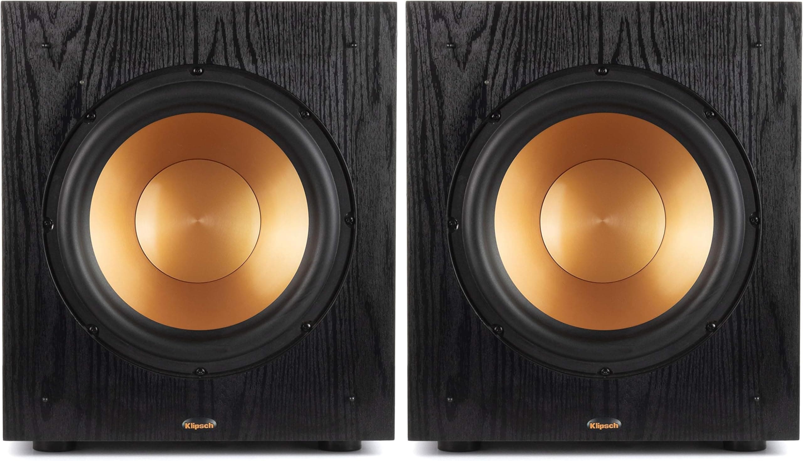 SUB-100-BLACK Synergy Black Label Subwoofer Speaker Pair (2018)