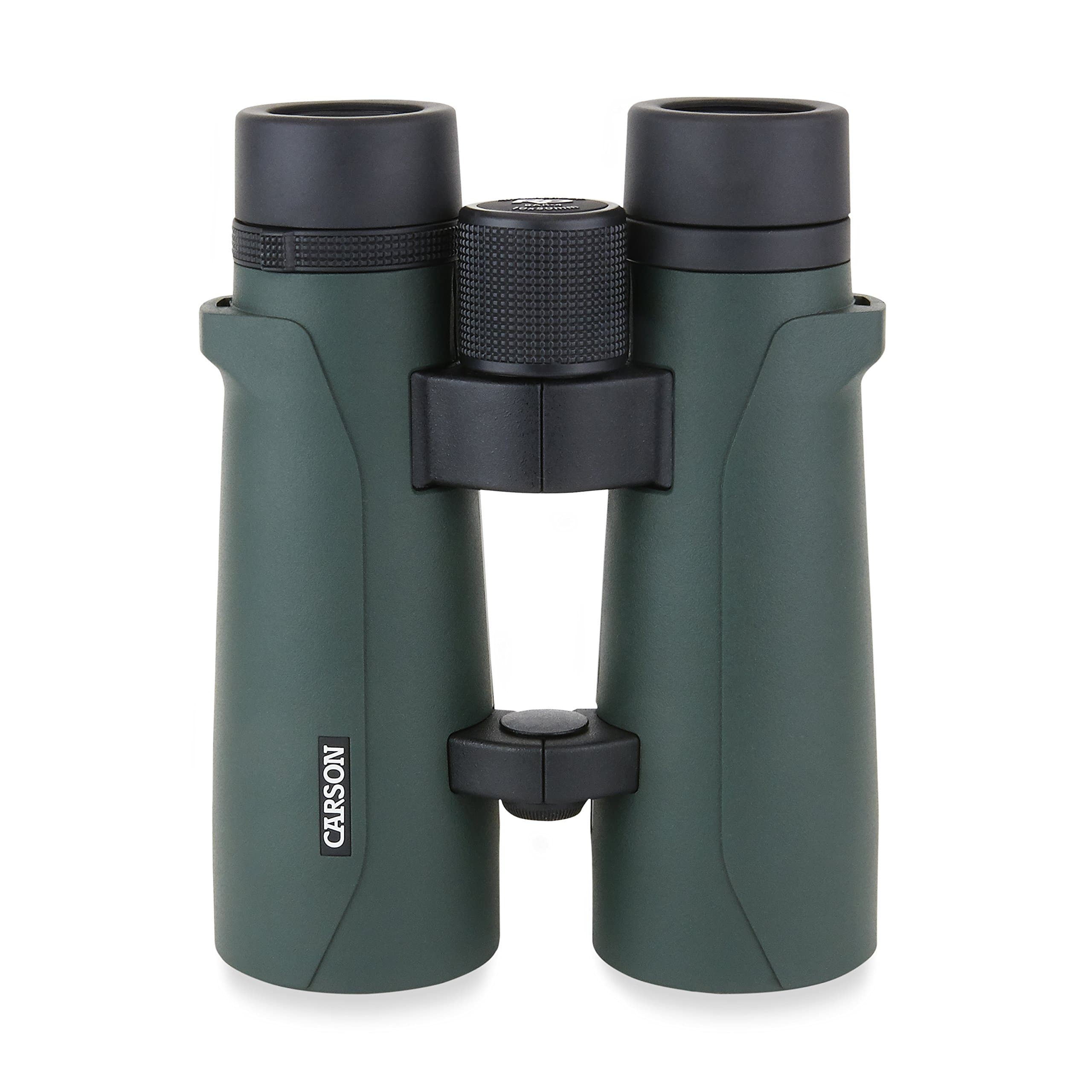 CarsonRD Series 10x50mm Open-Bridge Waterproof High Definition Full Sized Binoculars , Green, XX-Large