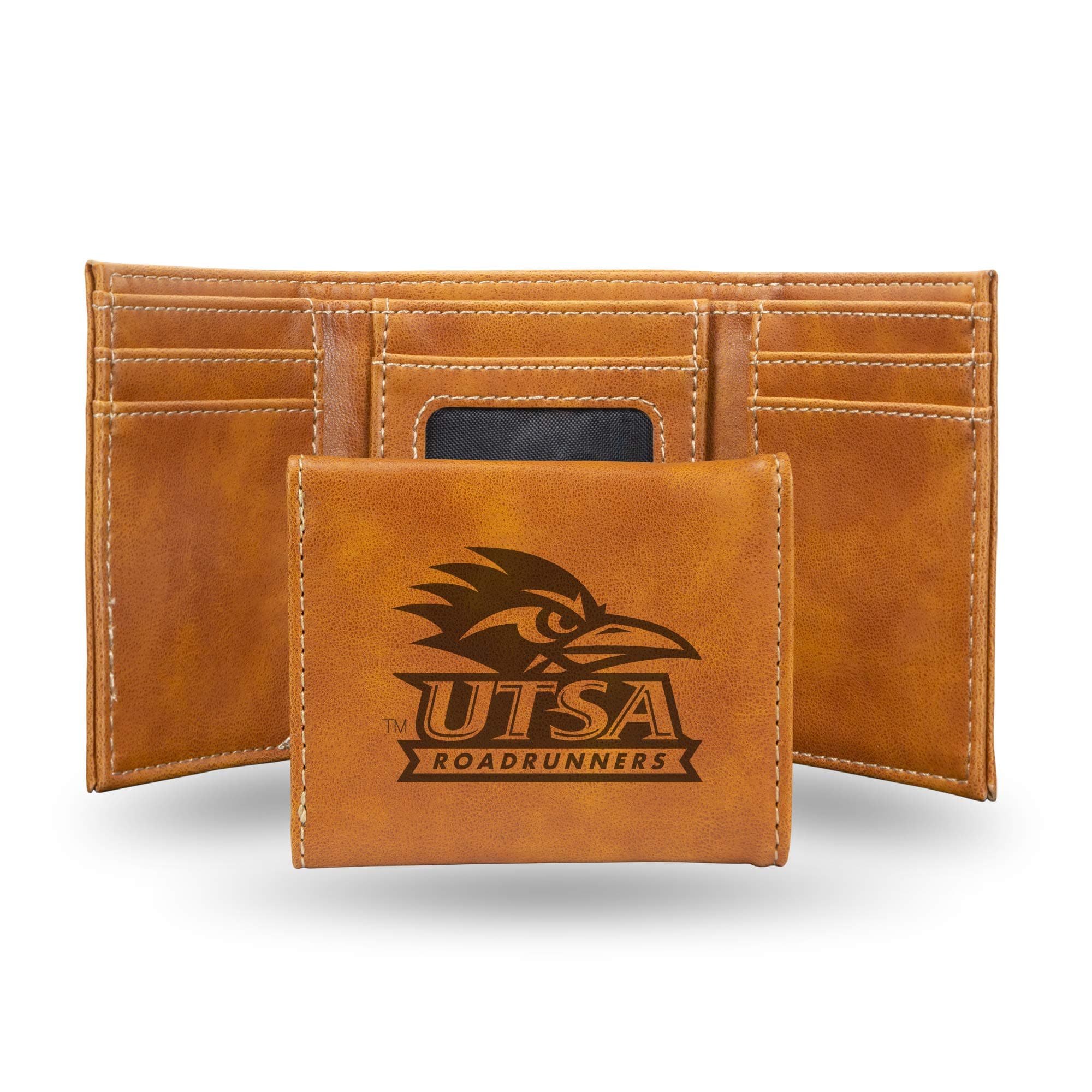 Rico Industries NCAA Laser Engraved Trifold Laser Engraved Tri-Fold Wallet - Men's Accessory