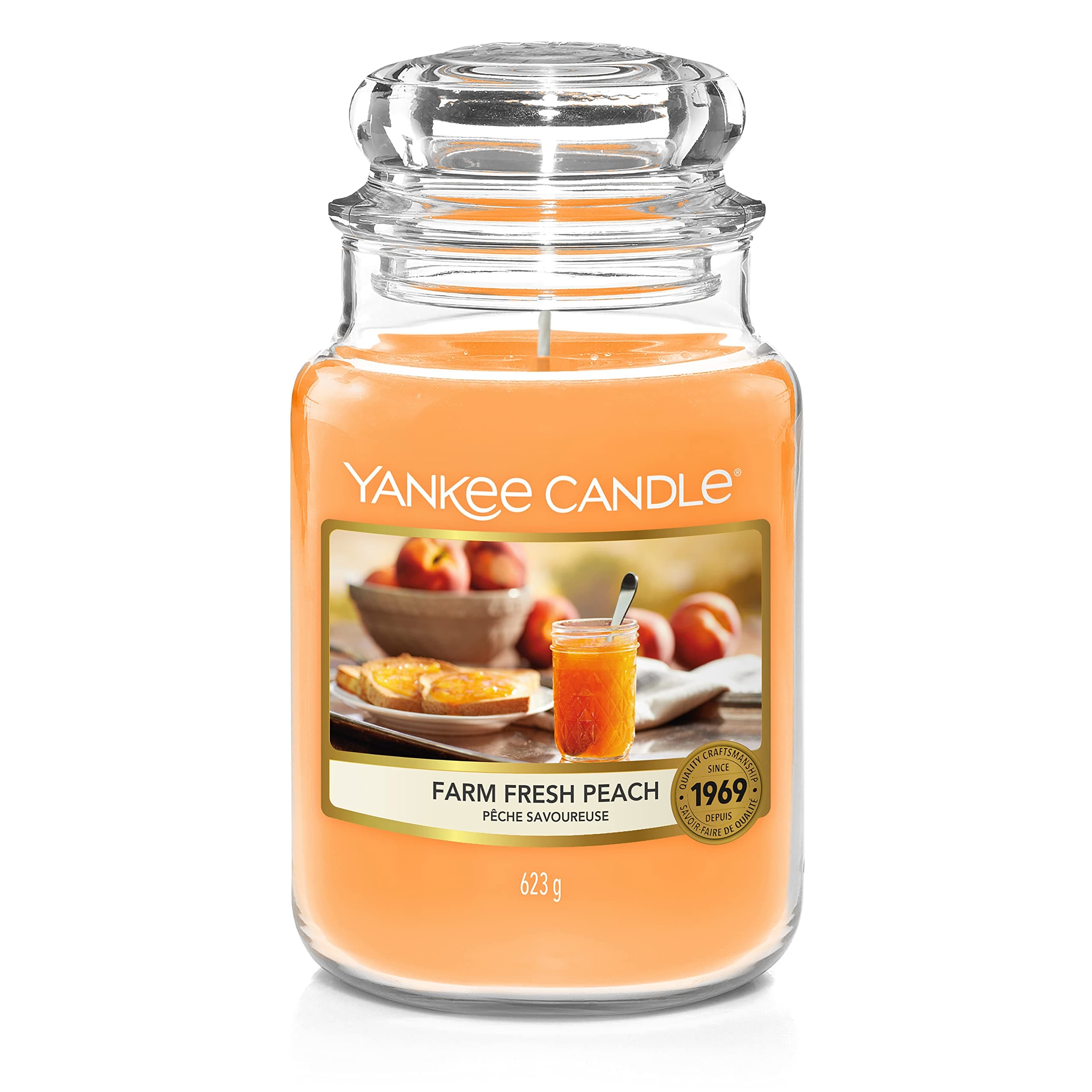 Yankee CandleCandle, Farm Fresh Peach, Large