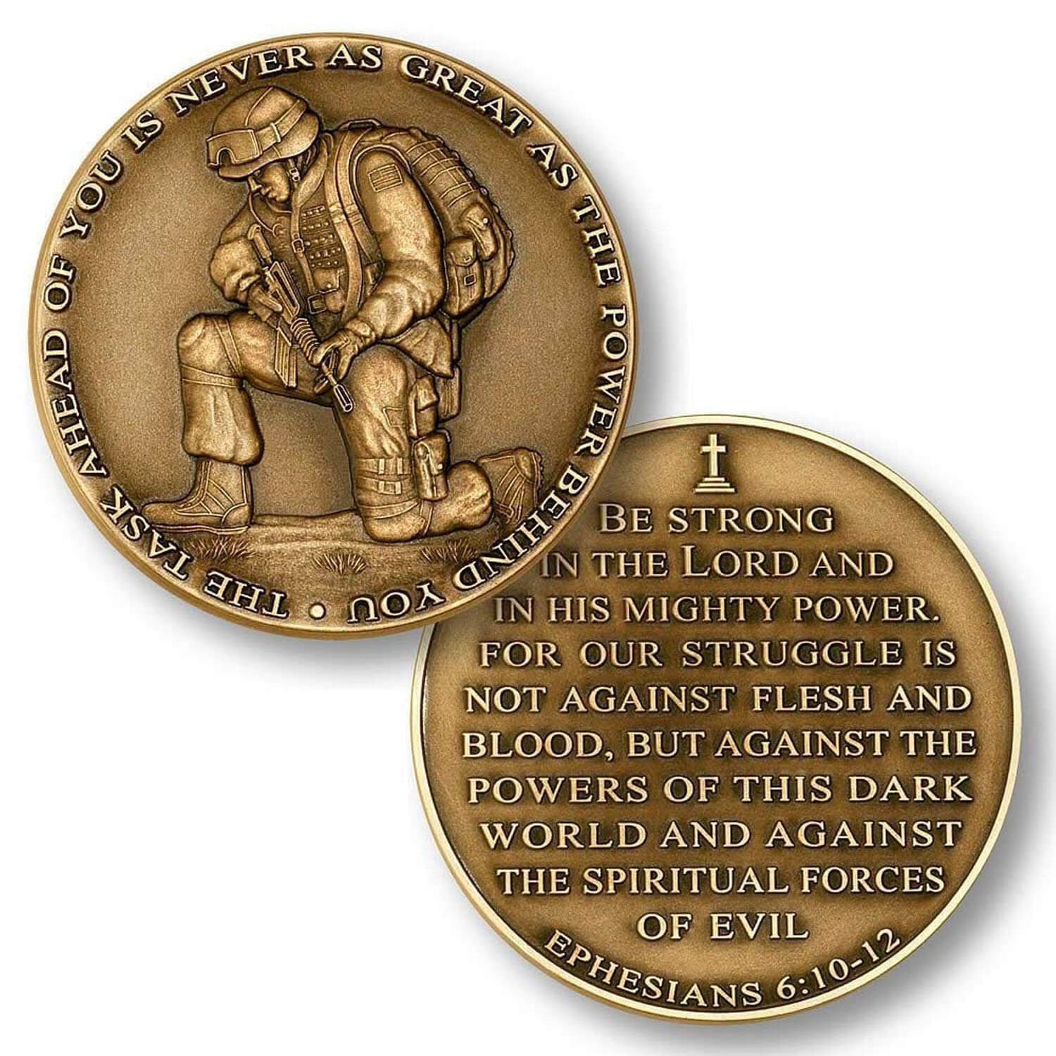 WOERDA The Task Ahead Challenge Coin Collector's Medallion