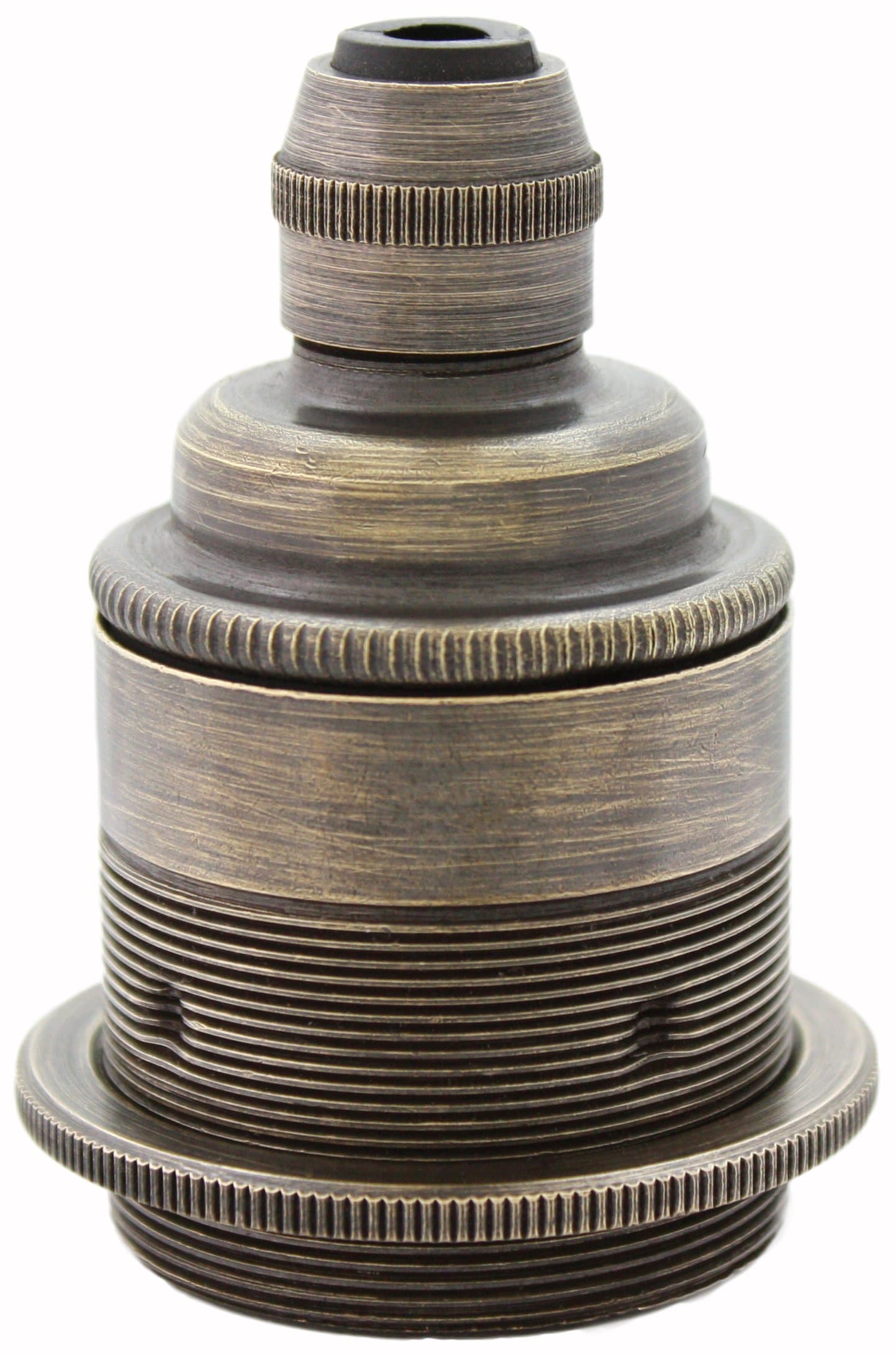 Brass LAMP Holder Shade Ring | E27 ES Edison Screw | Antique Light Socket Bulb Holder Pendant Ceiling Light | Industrial Lighting Vintage Decor