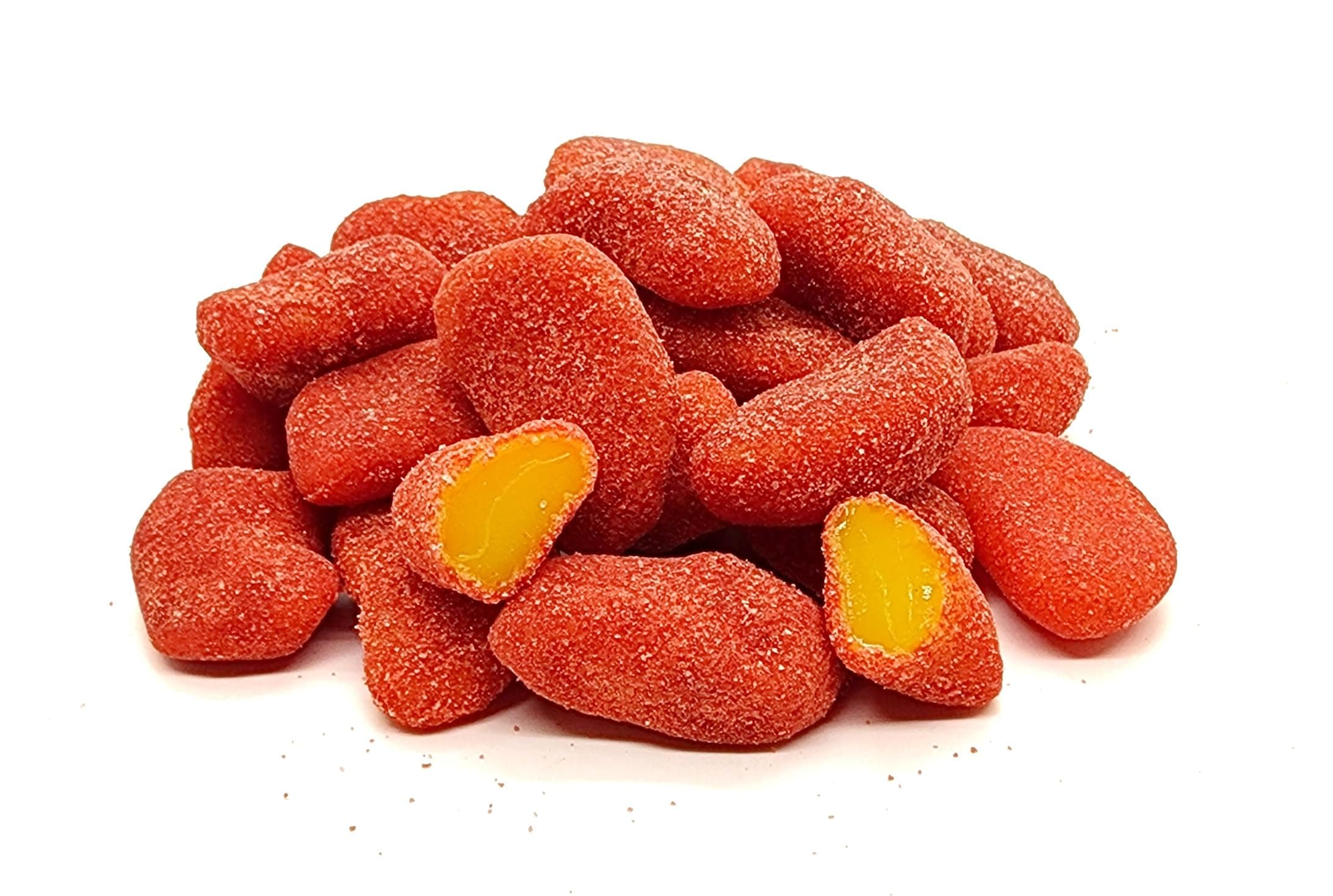 Spicy Mango Gummies - 1 pound - Gomitas de Mango Enchiladas - MEXICAN STYLE- by Gamar Foods.