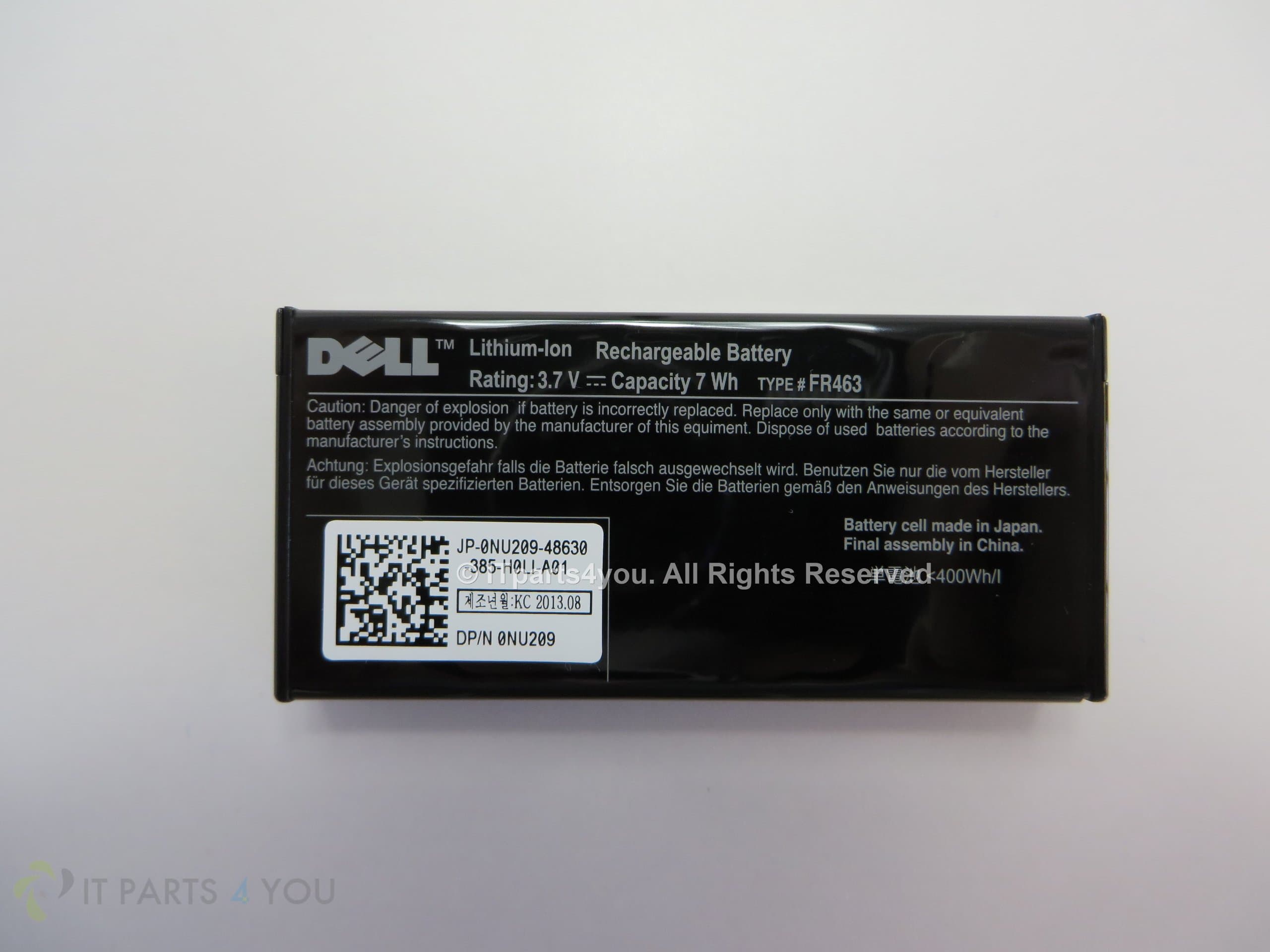 Dell NU209 - PRI 7WHR 1C LION PERCI BATTERY