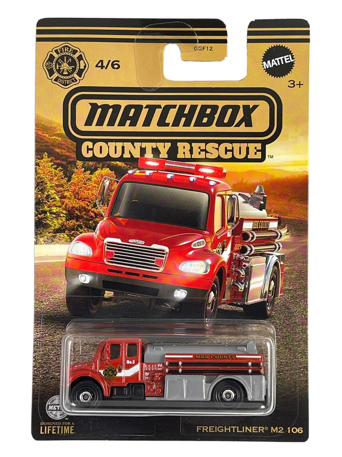 MatchboxCounty Rescue Freightliner M2 106 4/6