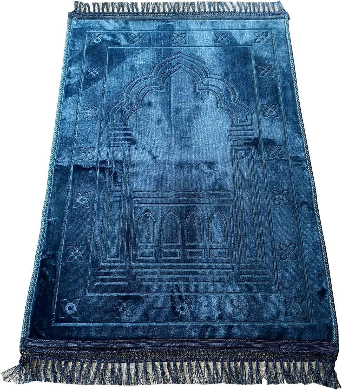 Unmovable Prayer Mat Larg Size 80 * 120 cm, Blue