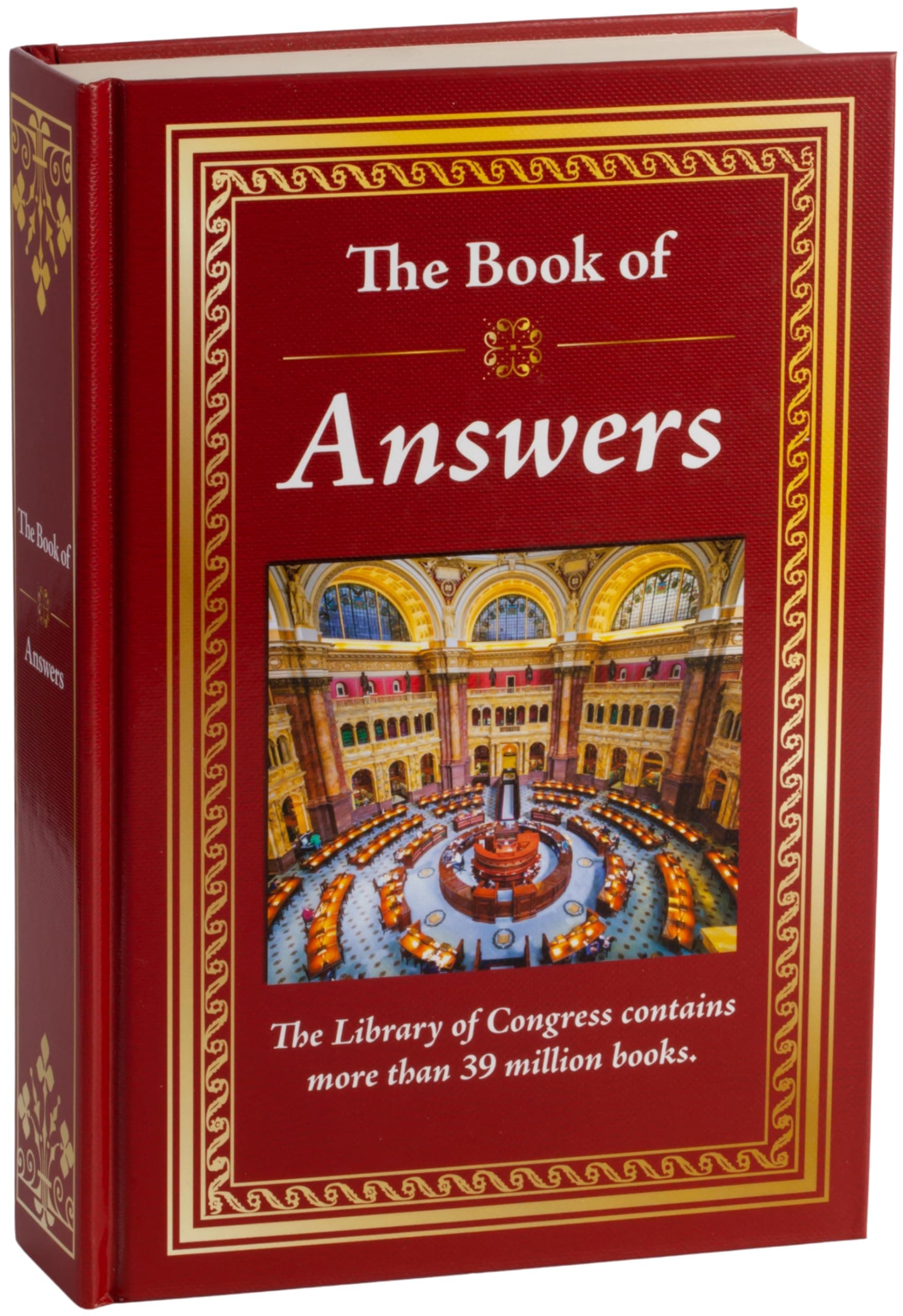 The Book of Answers: Big Book of Questions & Fascinating Facts | Hardcover Gift for Trivia Buffs, Curious Minds, Adults, Dad & Knowledge Seekers