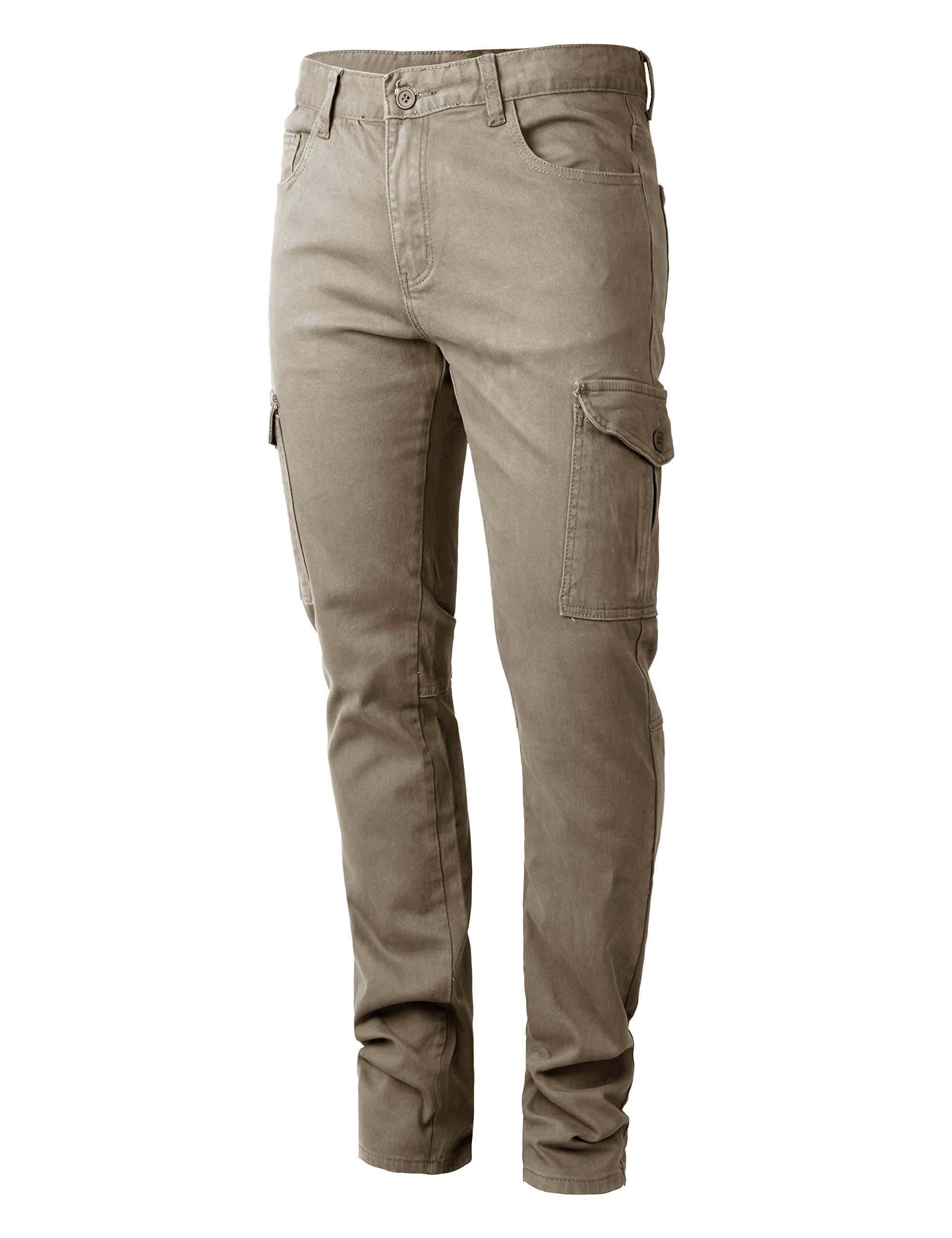 LNY Apparel Men's Multi Pocket&Strap Vintage Combat Cargo/Military Pants (MPT003)