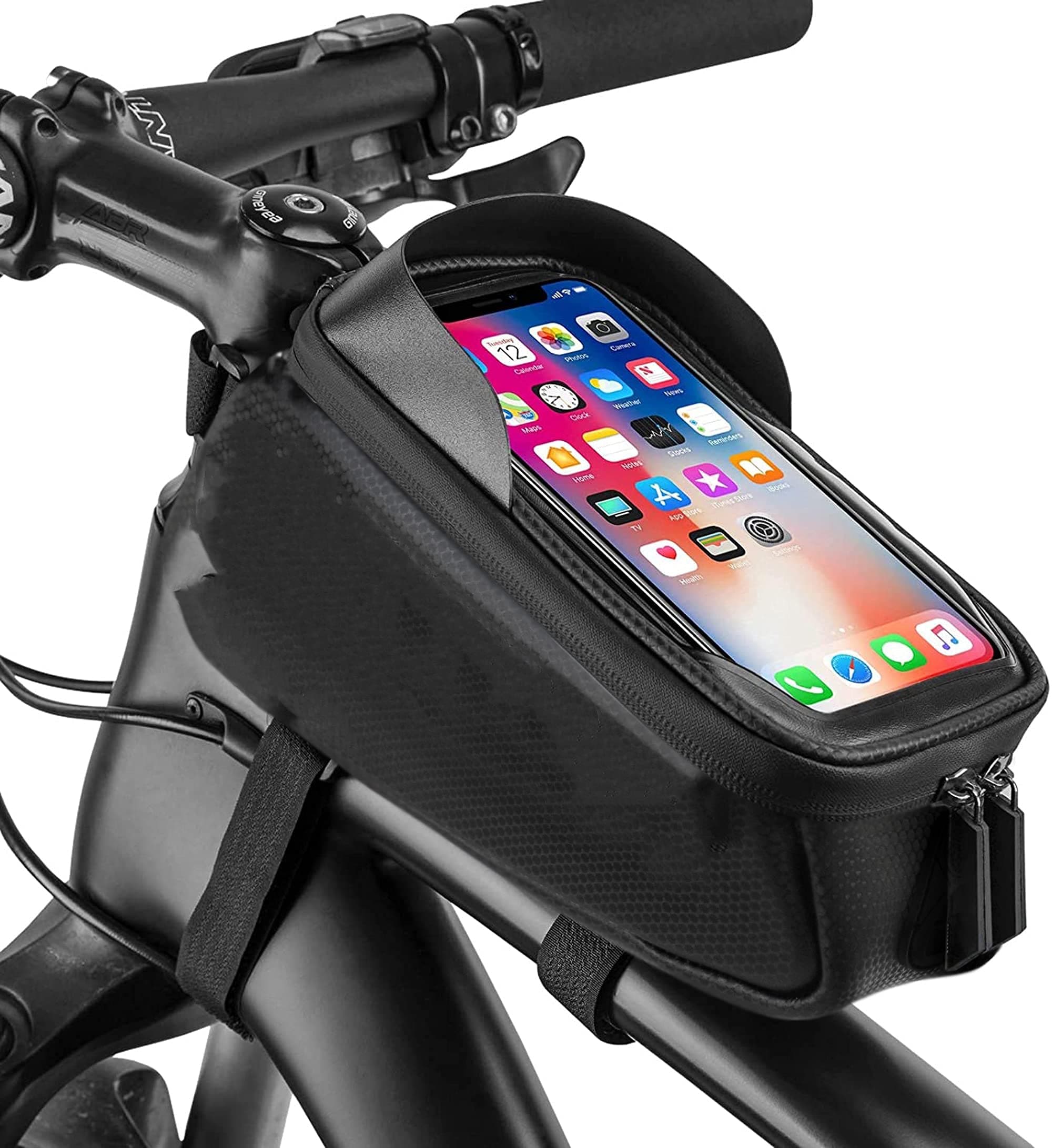 Front Tube Frame Bicycle Bags (Black)