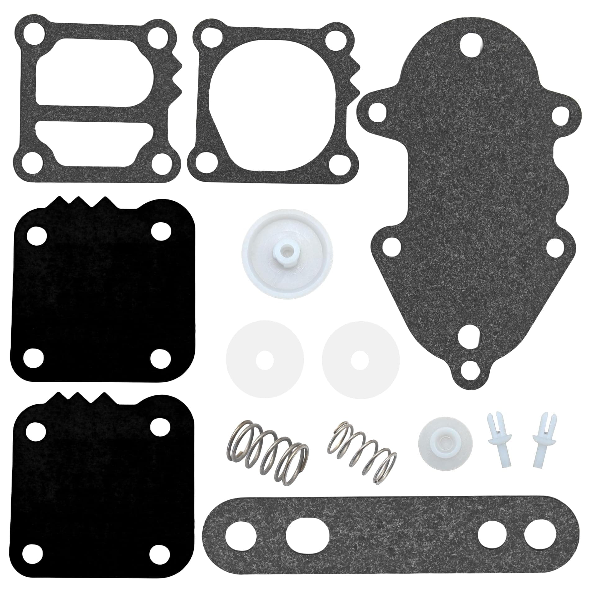 857005A1 Fuel Pump Diaphragm Kit for Mercury Mariner and Force 30-275 HP Outboard Engines Check Valve 21-43990A10 18-7817