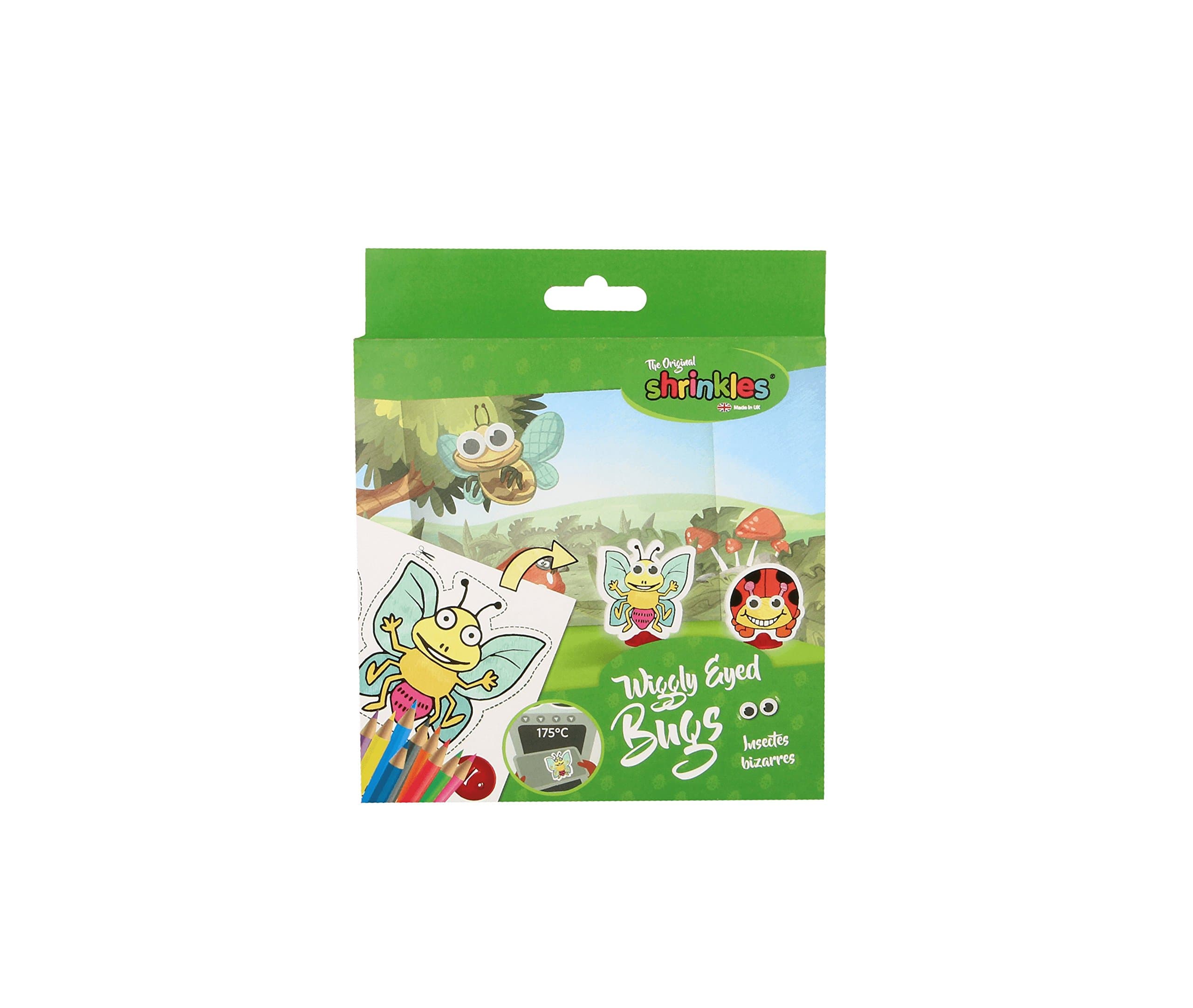 Original Shrinkles Wiggly Eyed Bugs (Mini Craft Pack)
