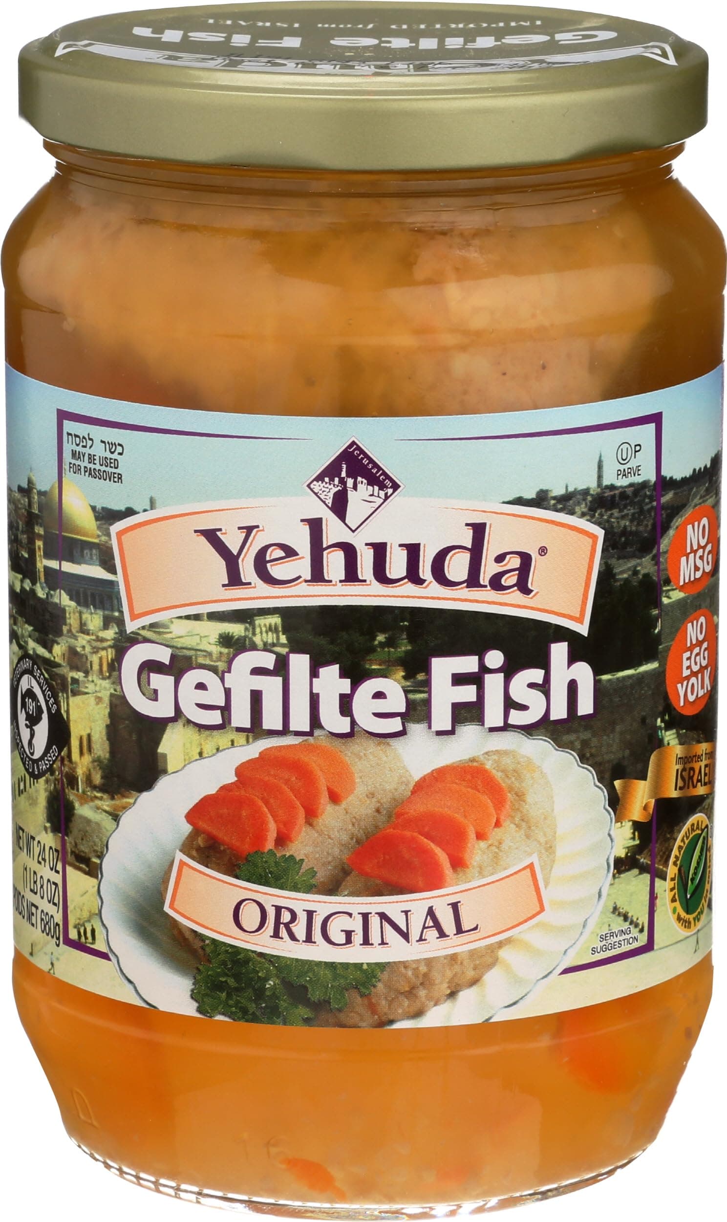 Yehuda Gefilte Fish, 24 oz