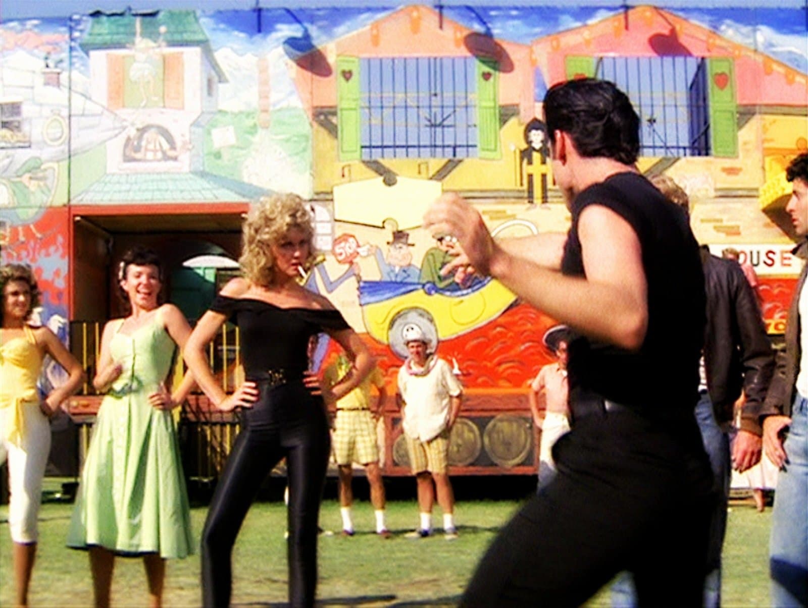 Grease Travolta Olivia Newton John Poster Print 7