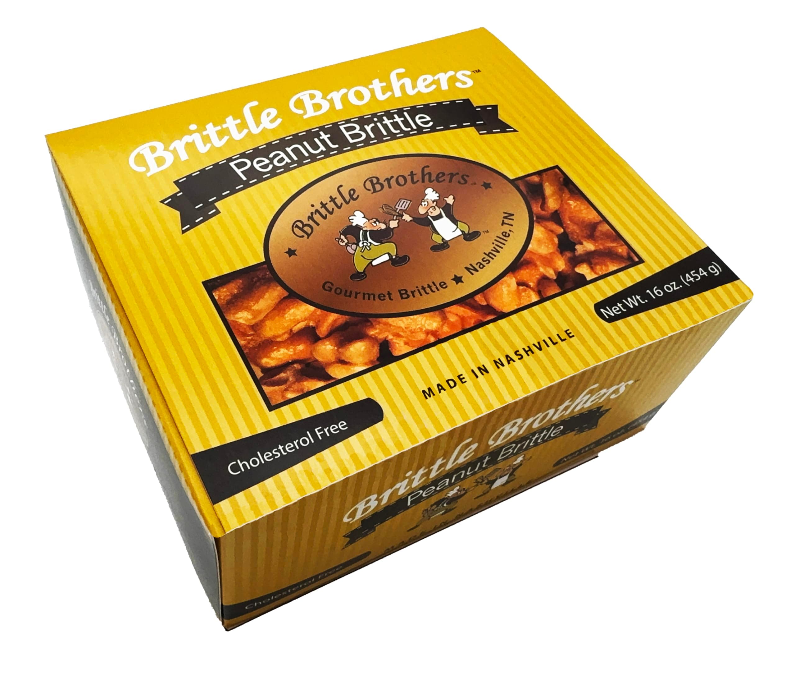 Peanut Brittle - 16 oz Gift Box - Gourmet Candy